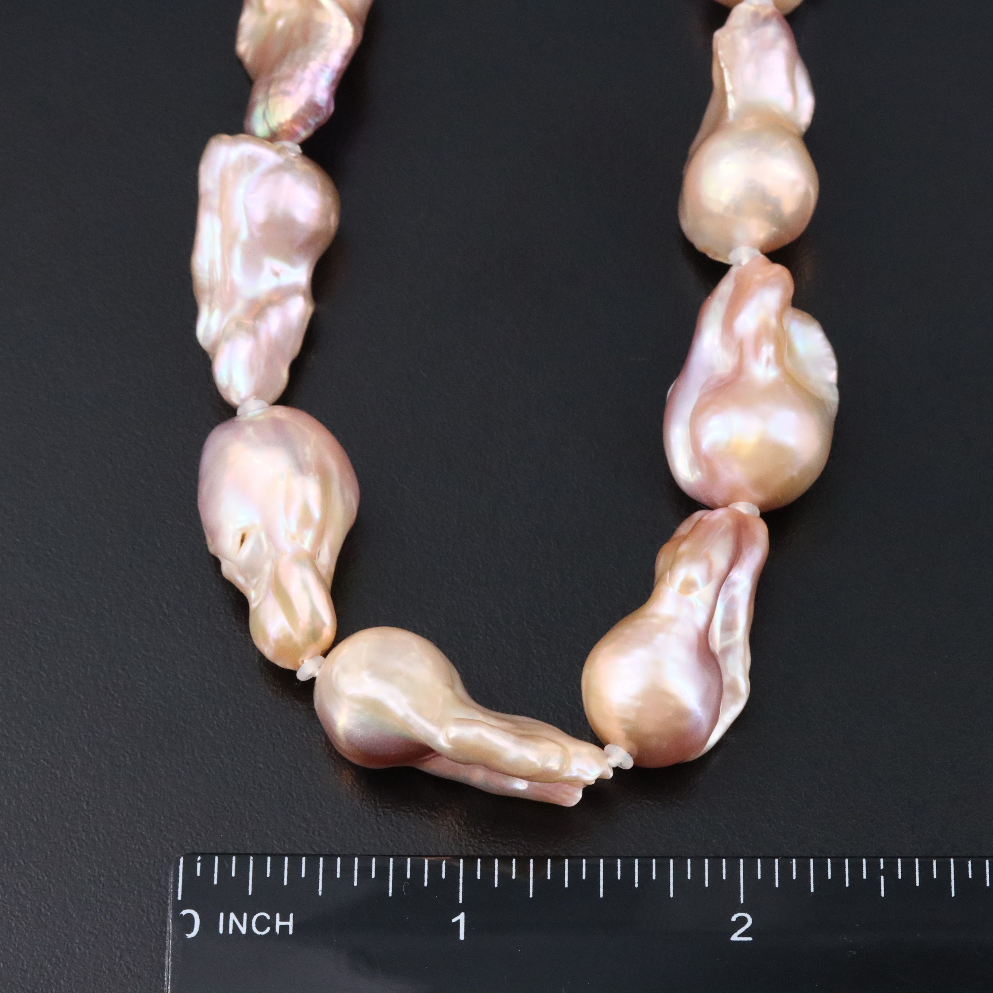 Baroque Pearl Necklace with 18K Clasp
