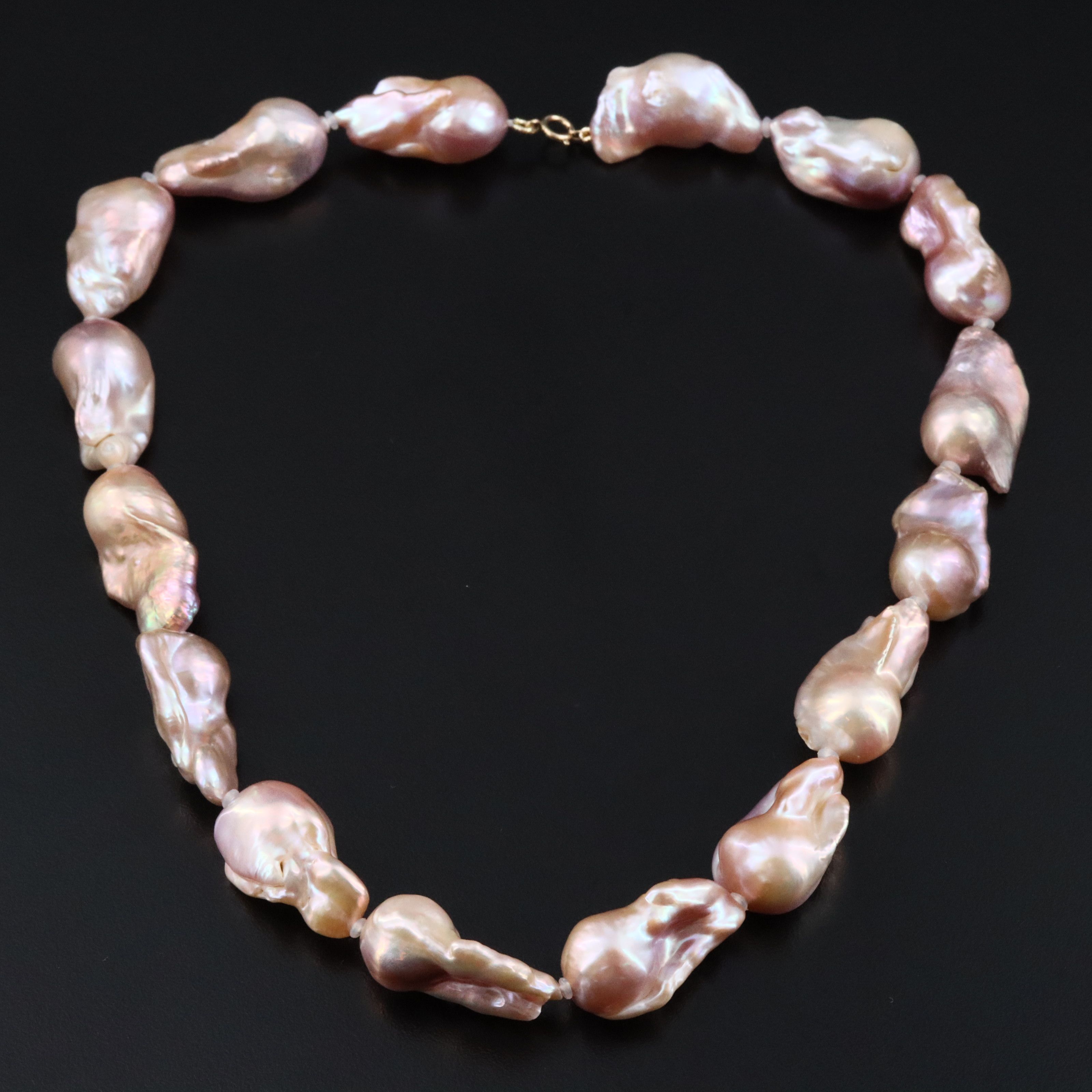 Baroque Pearl Necklace with 18K Clasp