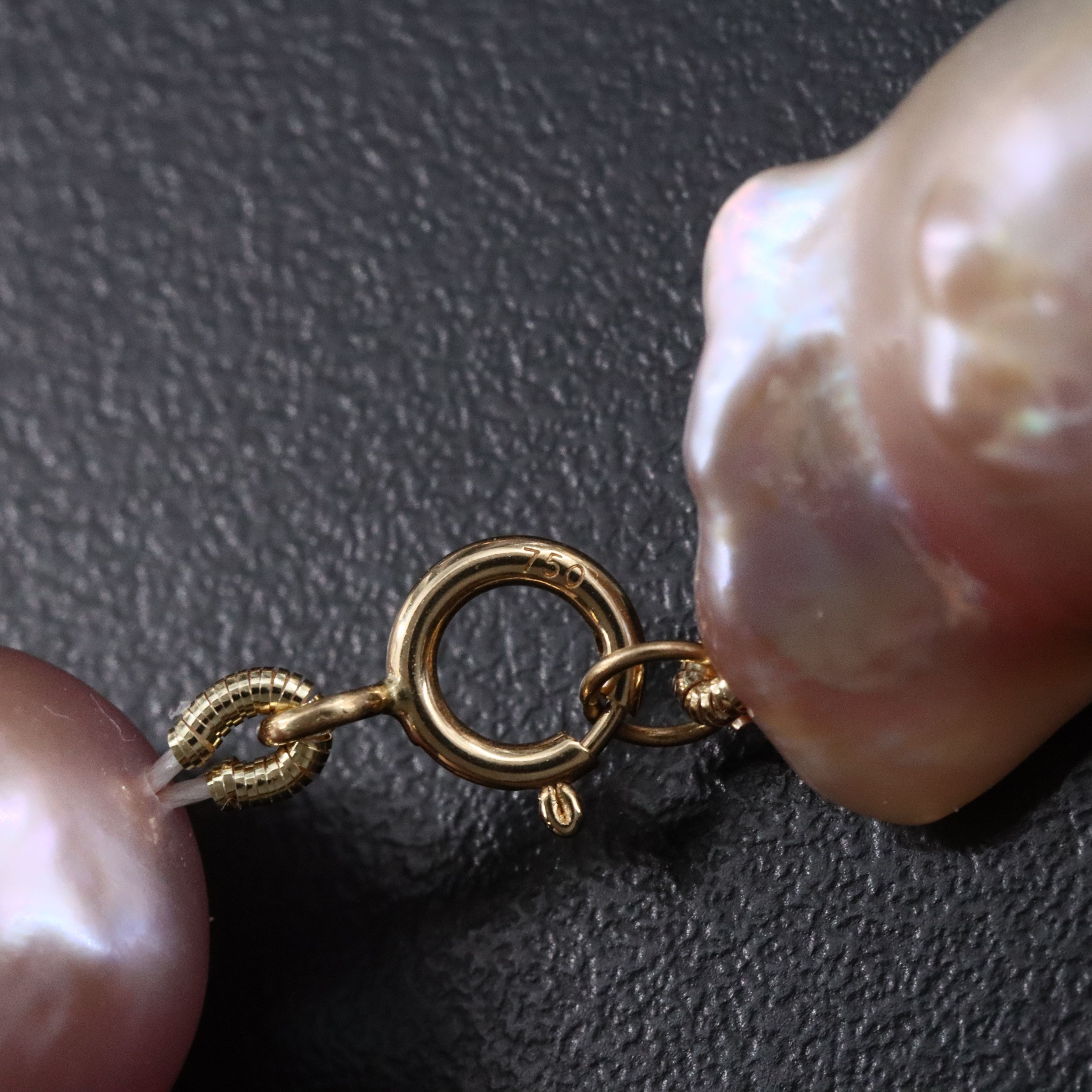 Baroque Pearl Necklace with 18K Clasp