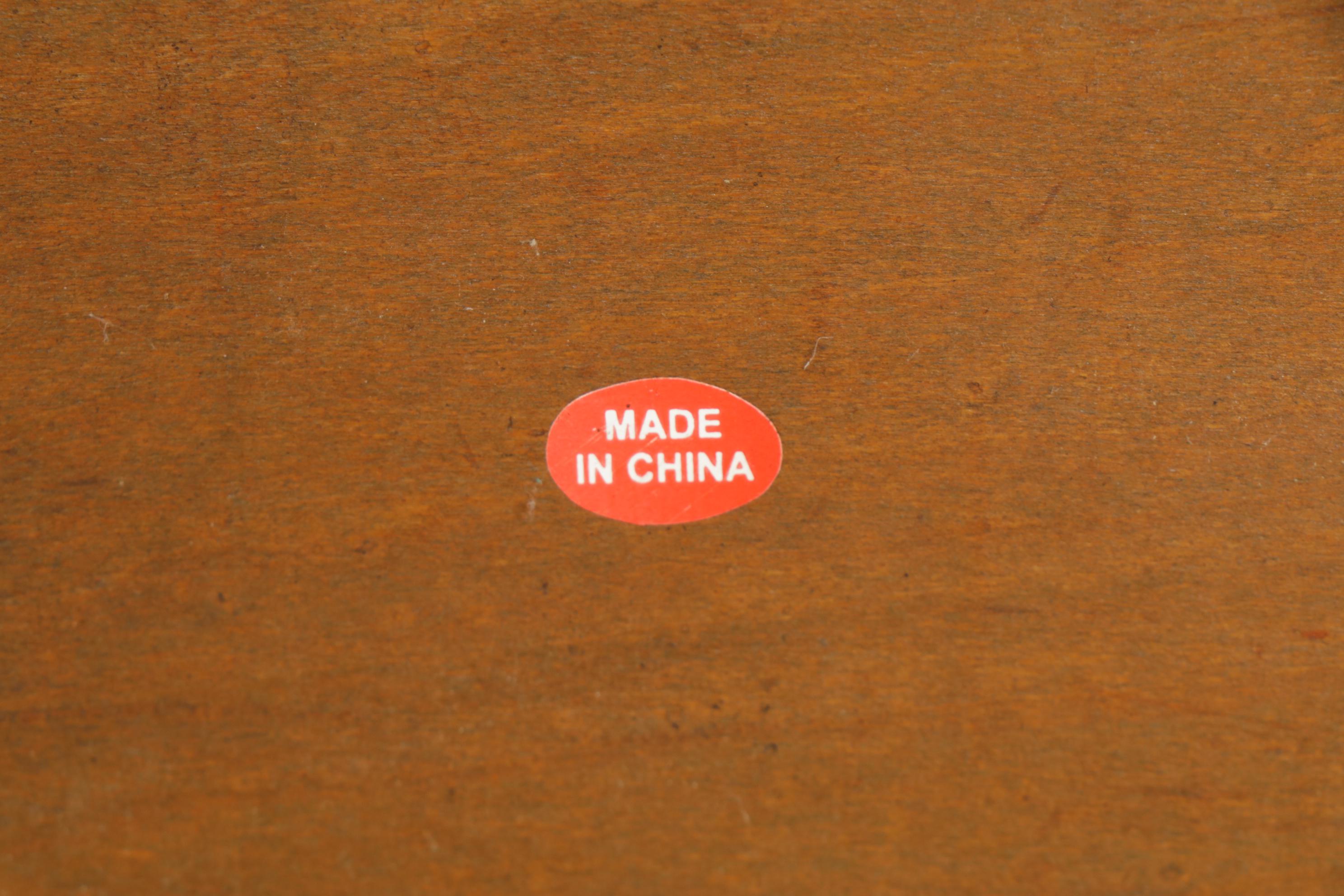 Faux Leather Nesting Storage Trunks, 21st Century