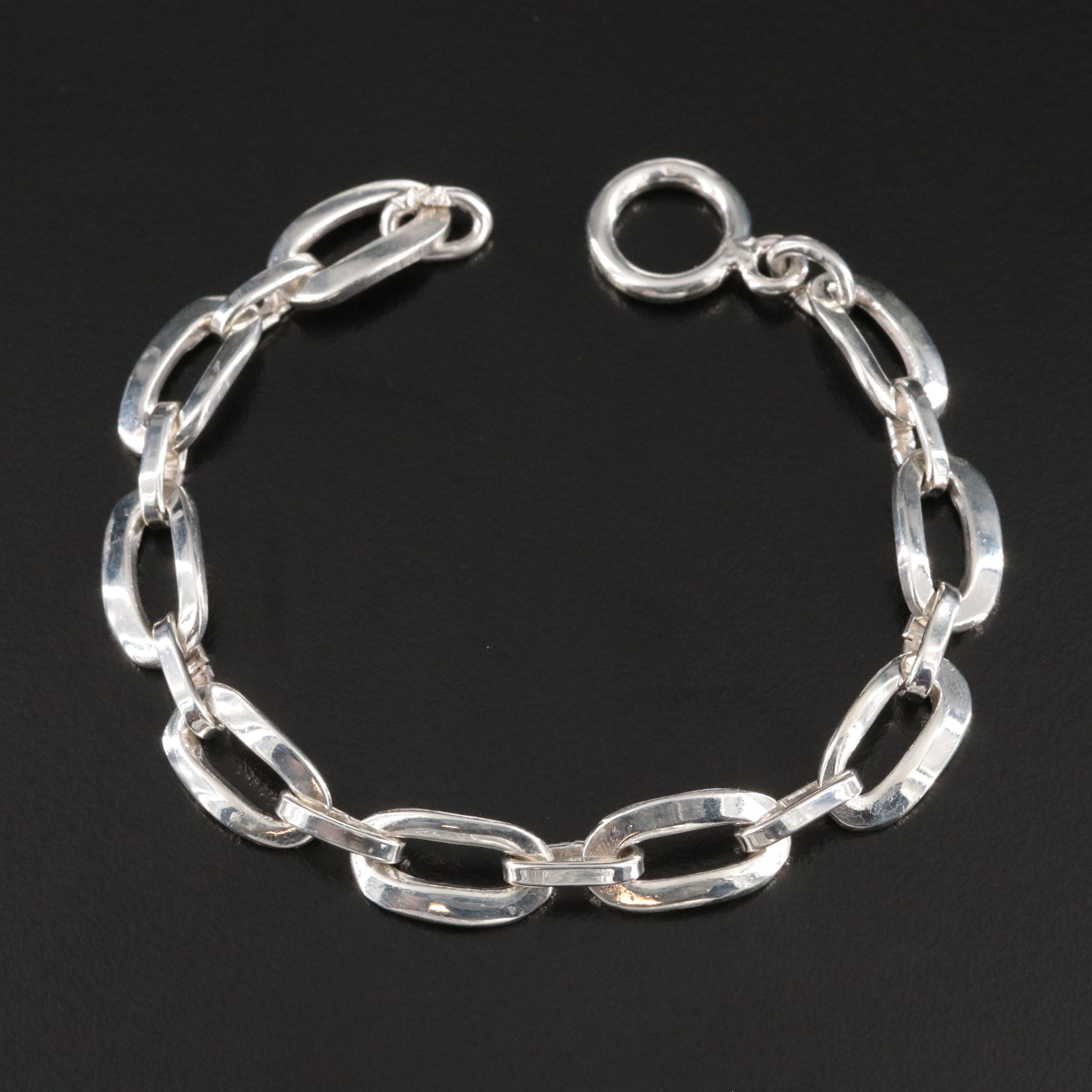 Sterling Oval Link Bracelet for Repair