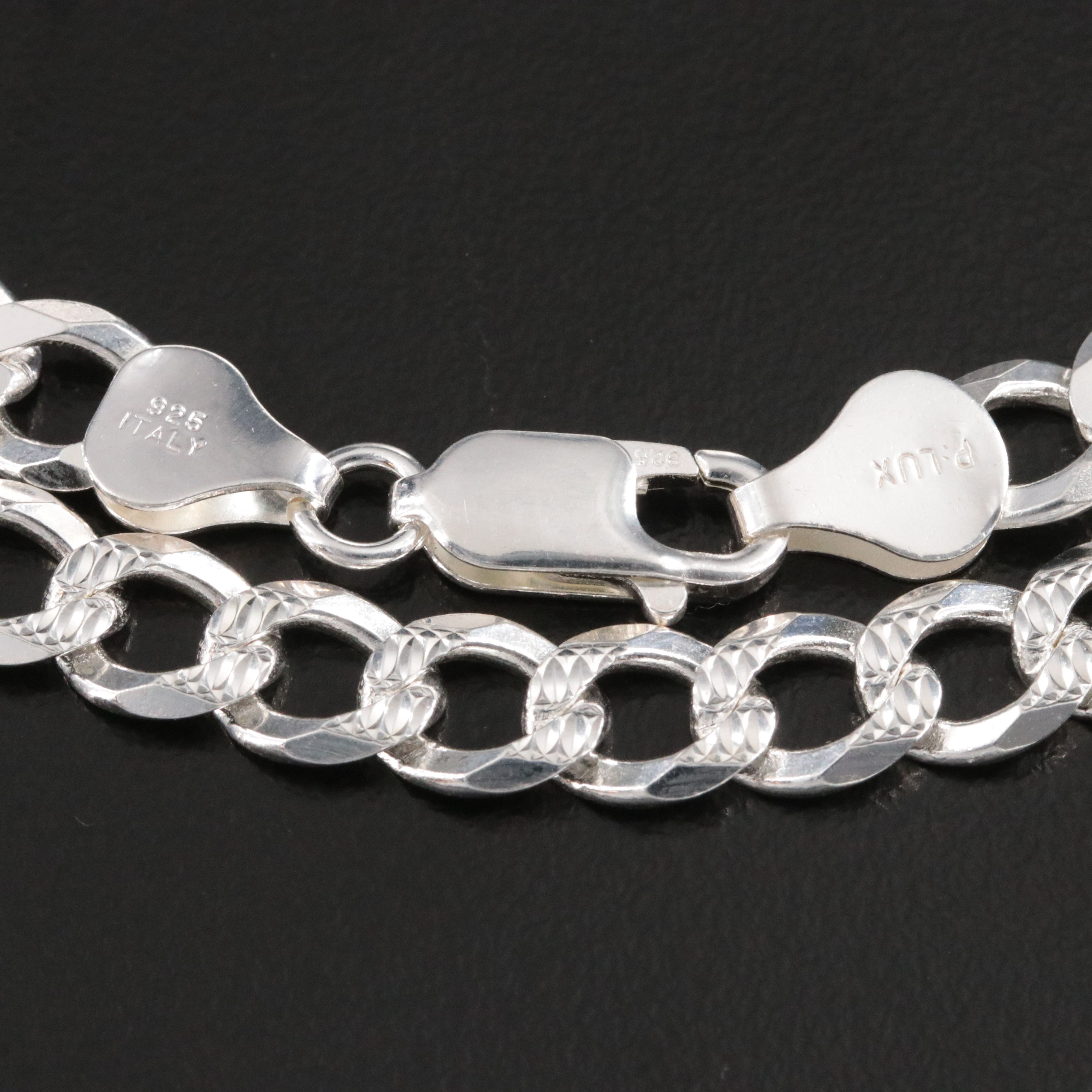 Sterling Curb Chain Bracelet