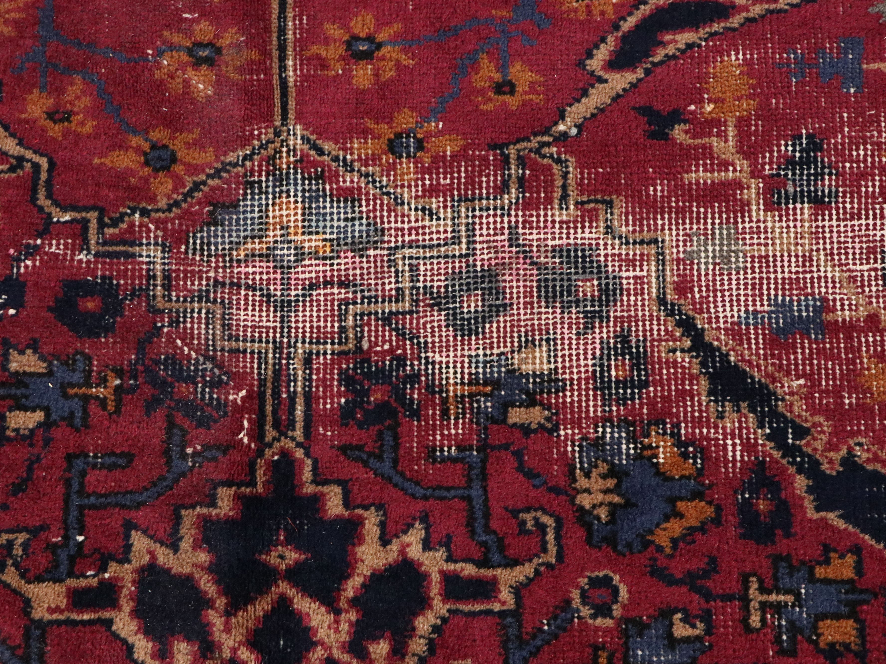 10'1 x 11'6 Hand-Knotted Persian Malayer Room-Sized Rug