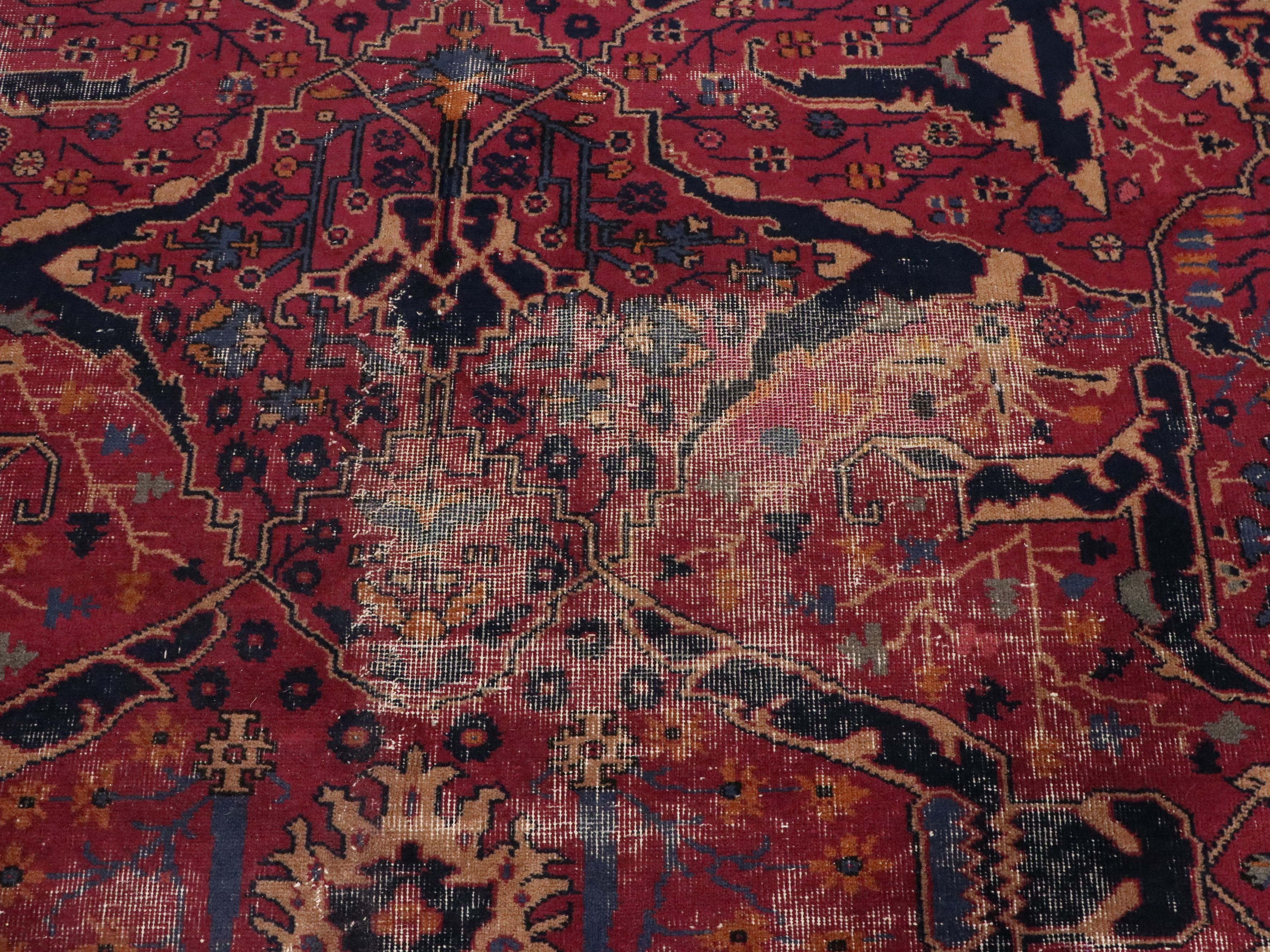 10'1 x 11'6 Hand-Knotted Persian Malayer Room-Sized Rug