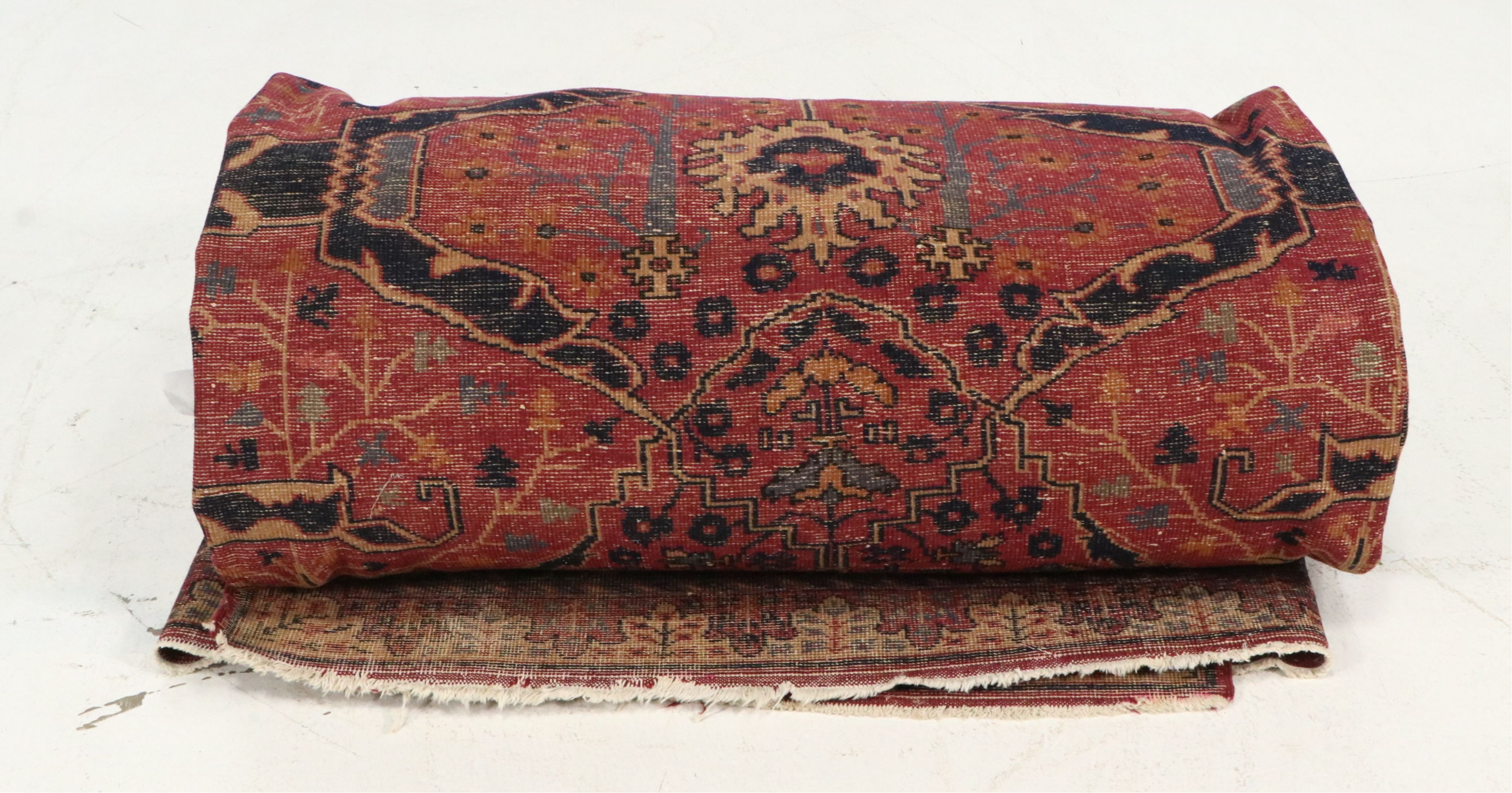 10'1 x 11'6 Hand-Knotted Persian Malayer Room-Sized Rug