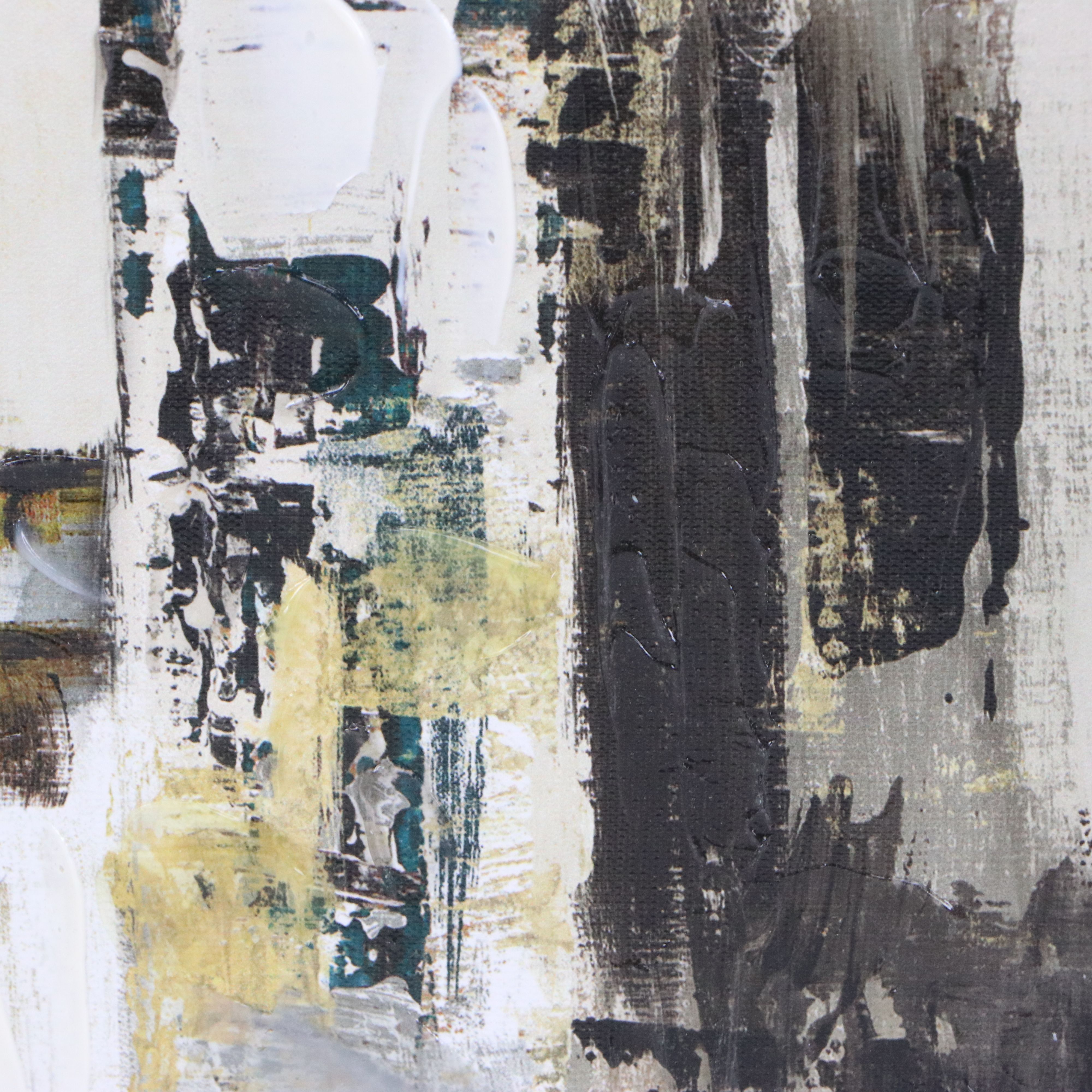 After Valeria Mravyan Embellished Giclée "Golden Cityscape"