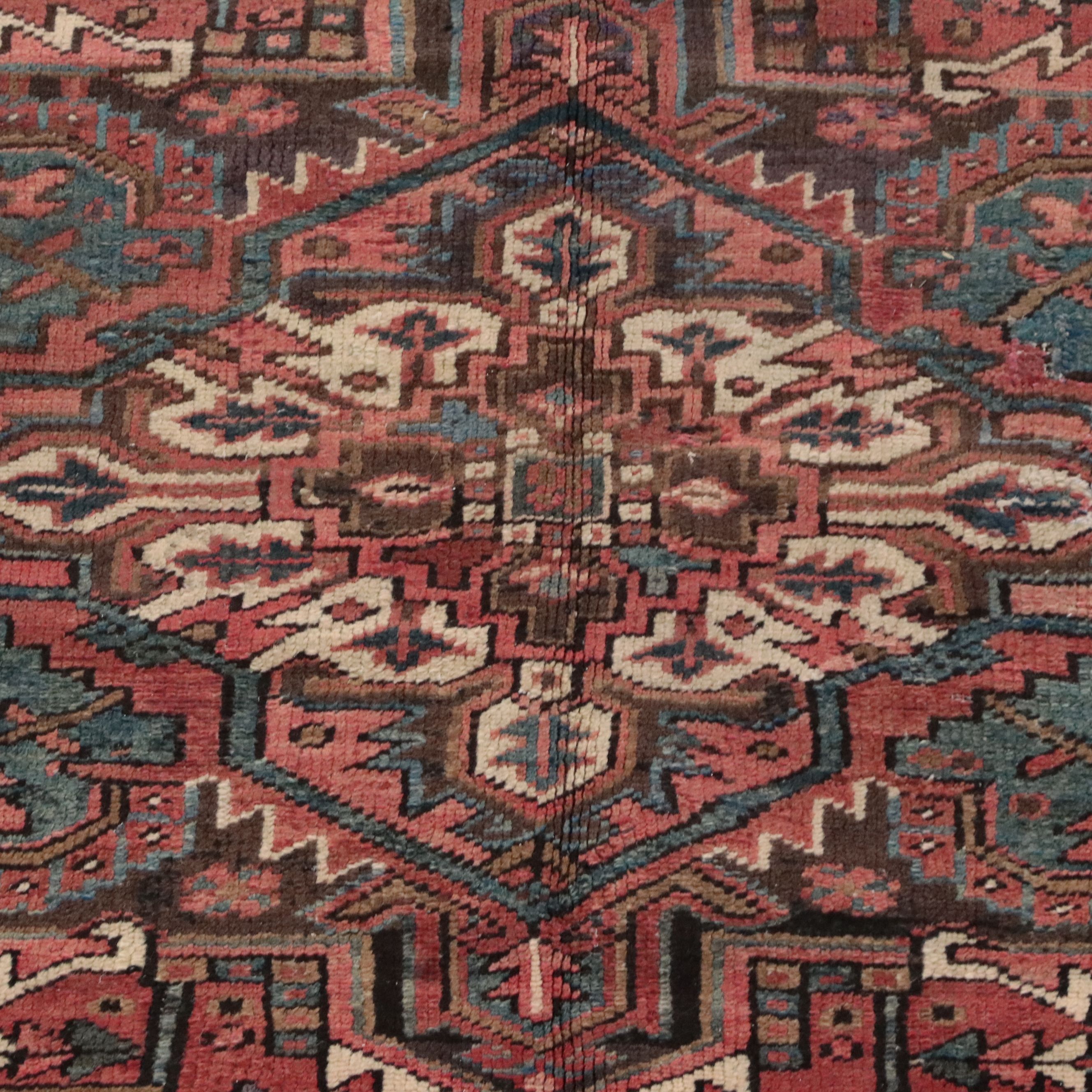 7'6 x 9' Hand-Knotted Persian Ahar Area Rug