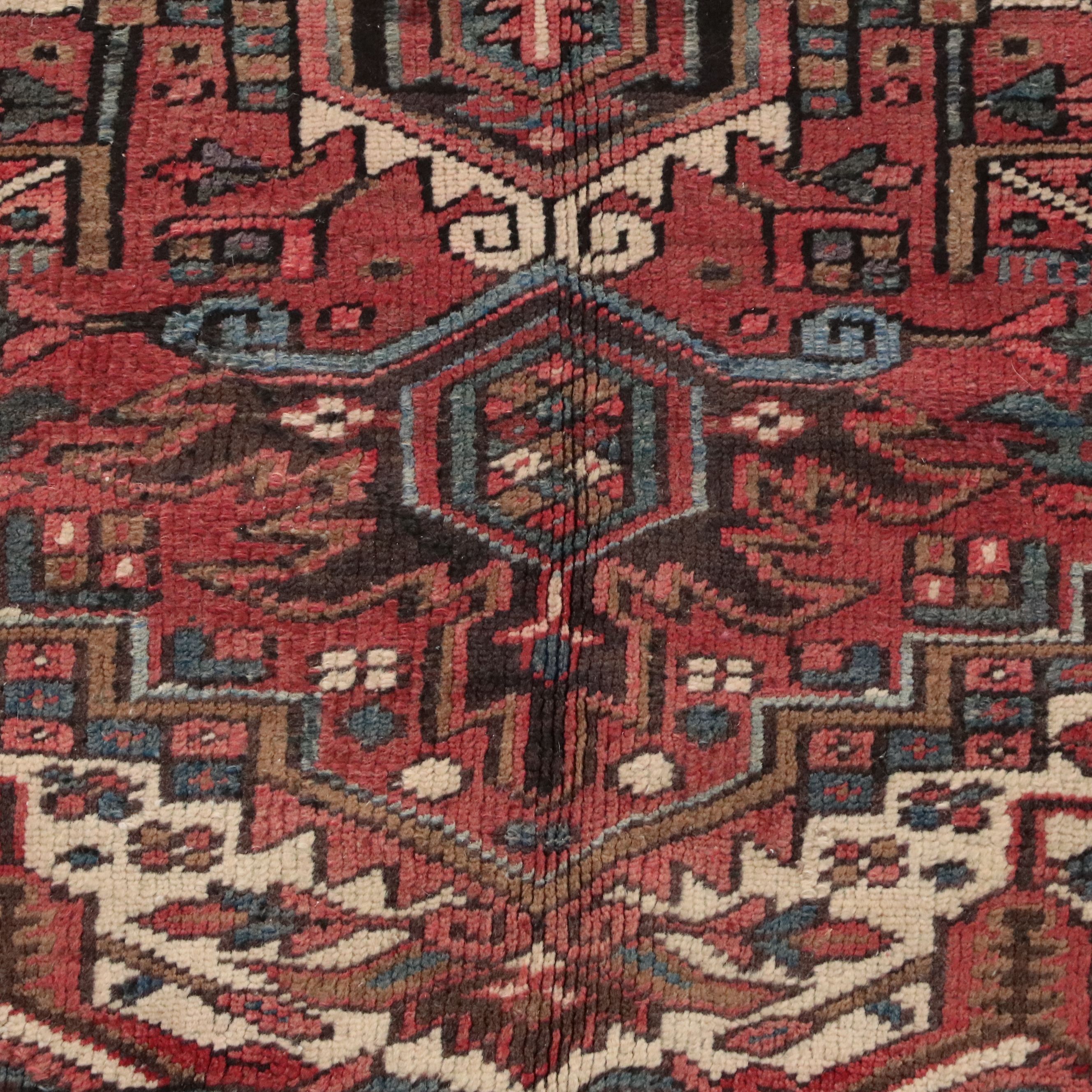 7'6 x 9' Hand-Knotted Persian Ahar Area Rug