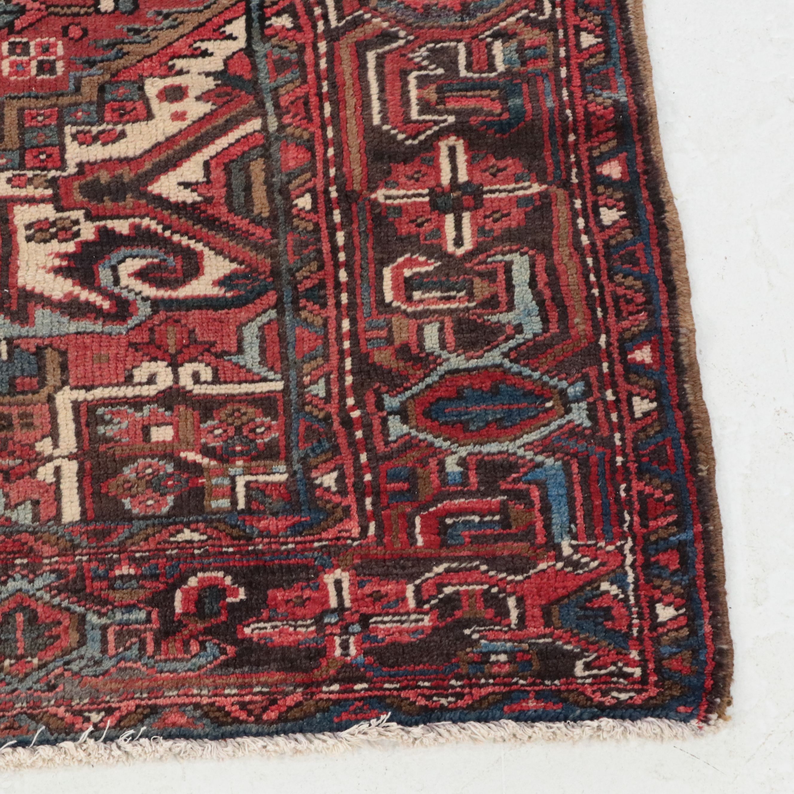 7'6 x 9' Hand-Knotted Persian Ahar Area Rug