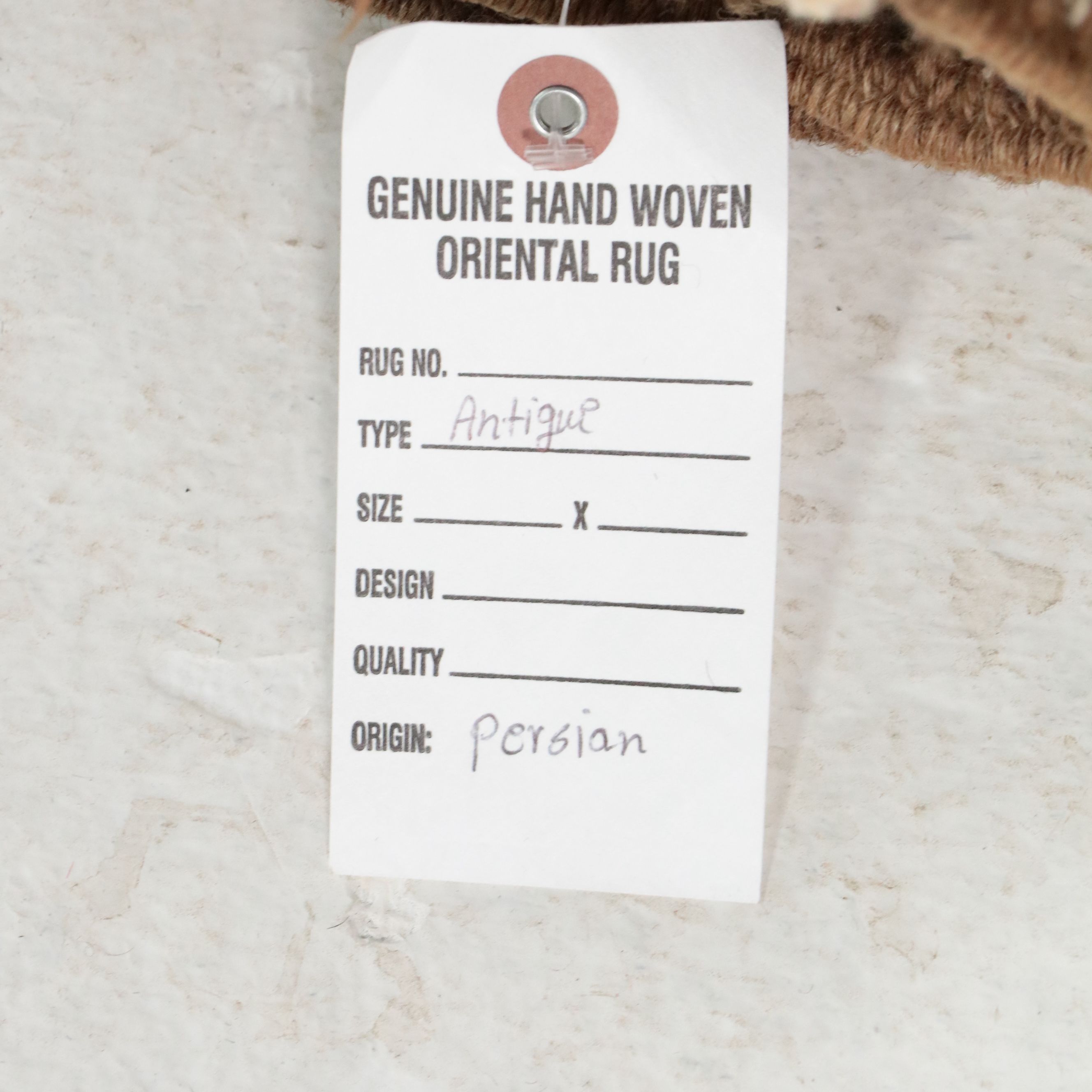 7'6 x 9' Hand-Knotted Persian Ahar Area Rug