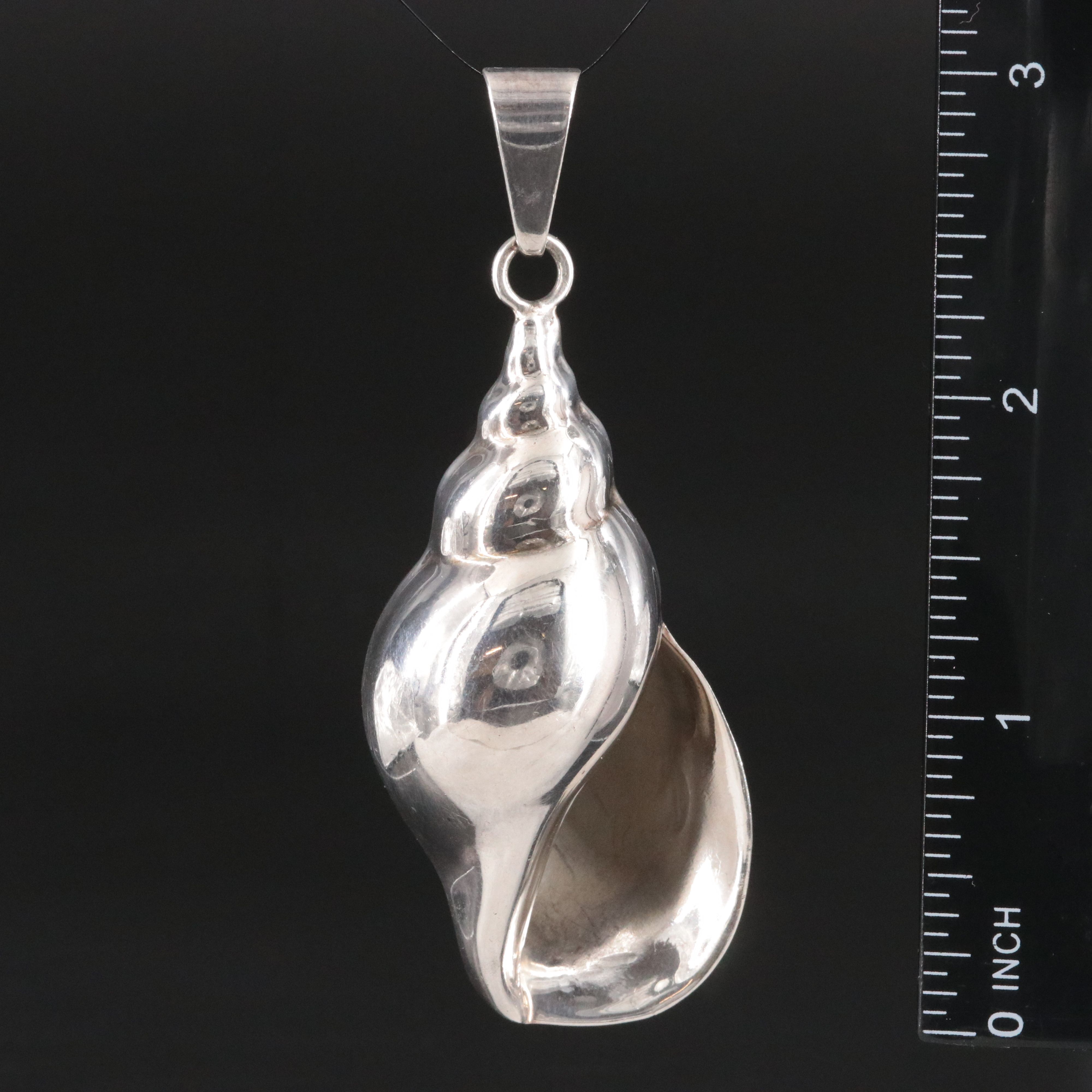 Mexican Sterling Shell Pendant
