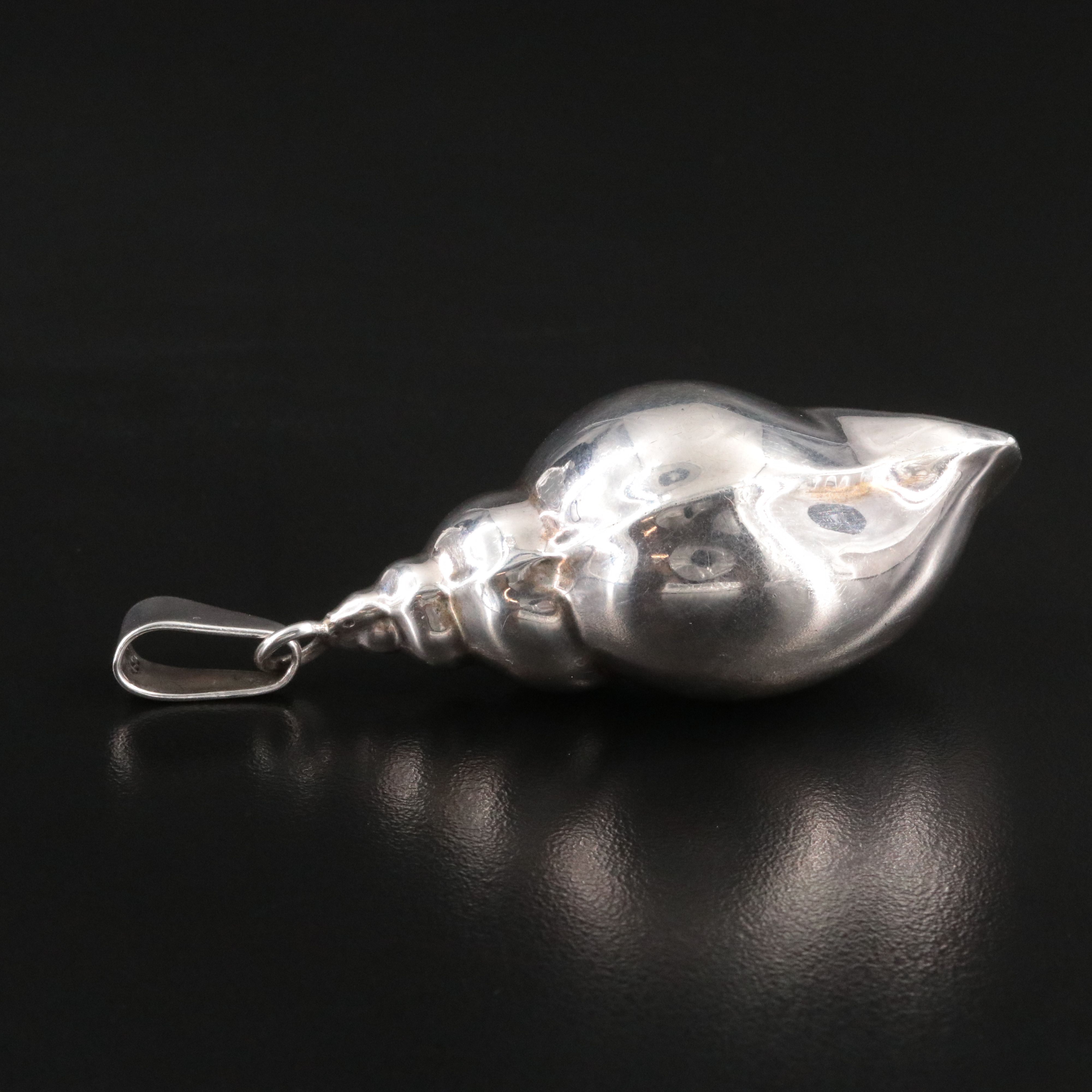 Mexican Sterling Shell Pendant