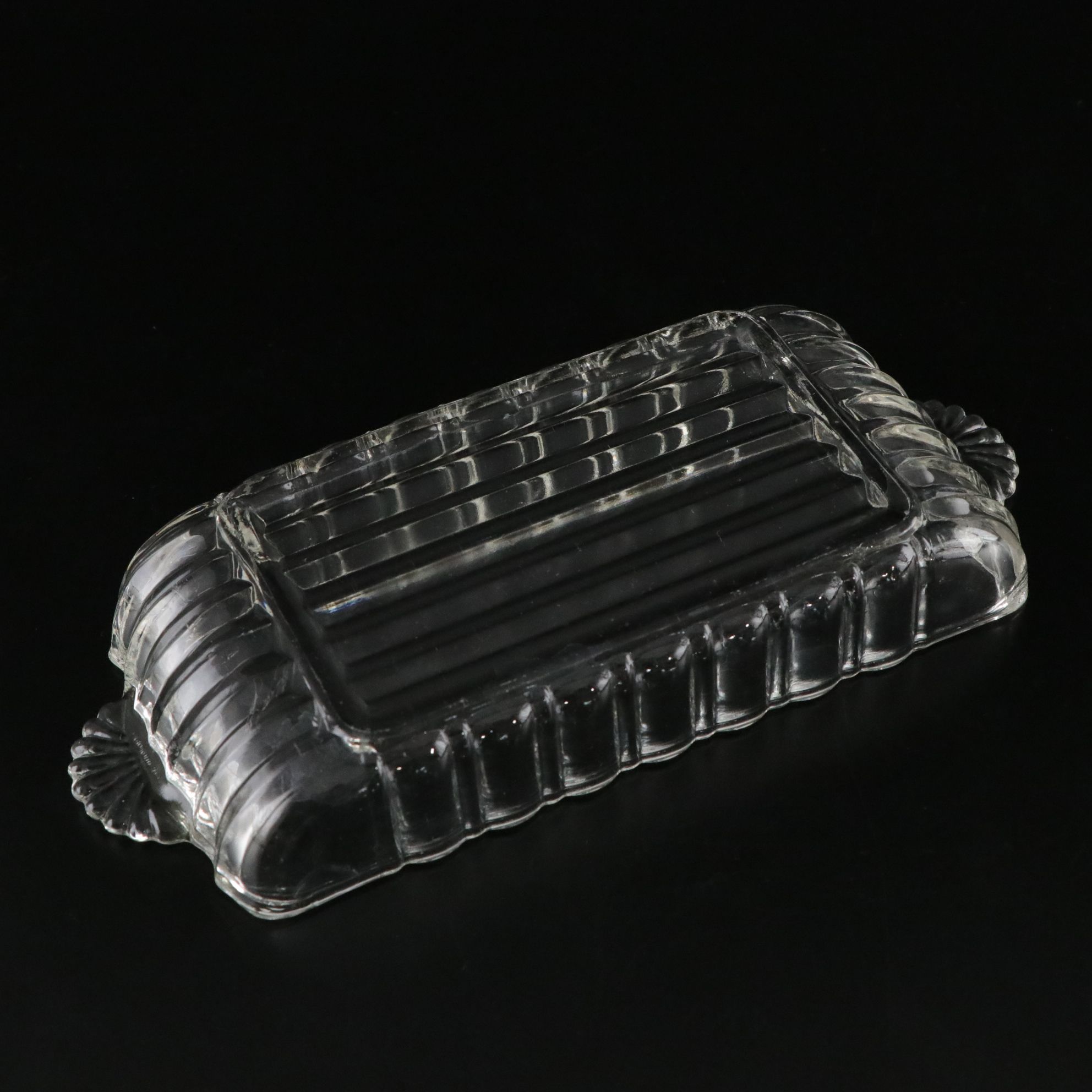 Tiffany & Co. Rock Cut Crystal Plate, Mikasa "Hampshire" Relish Dish & More