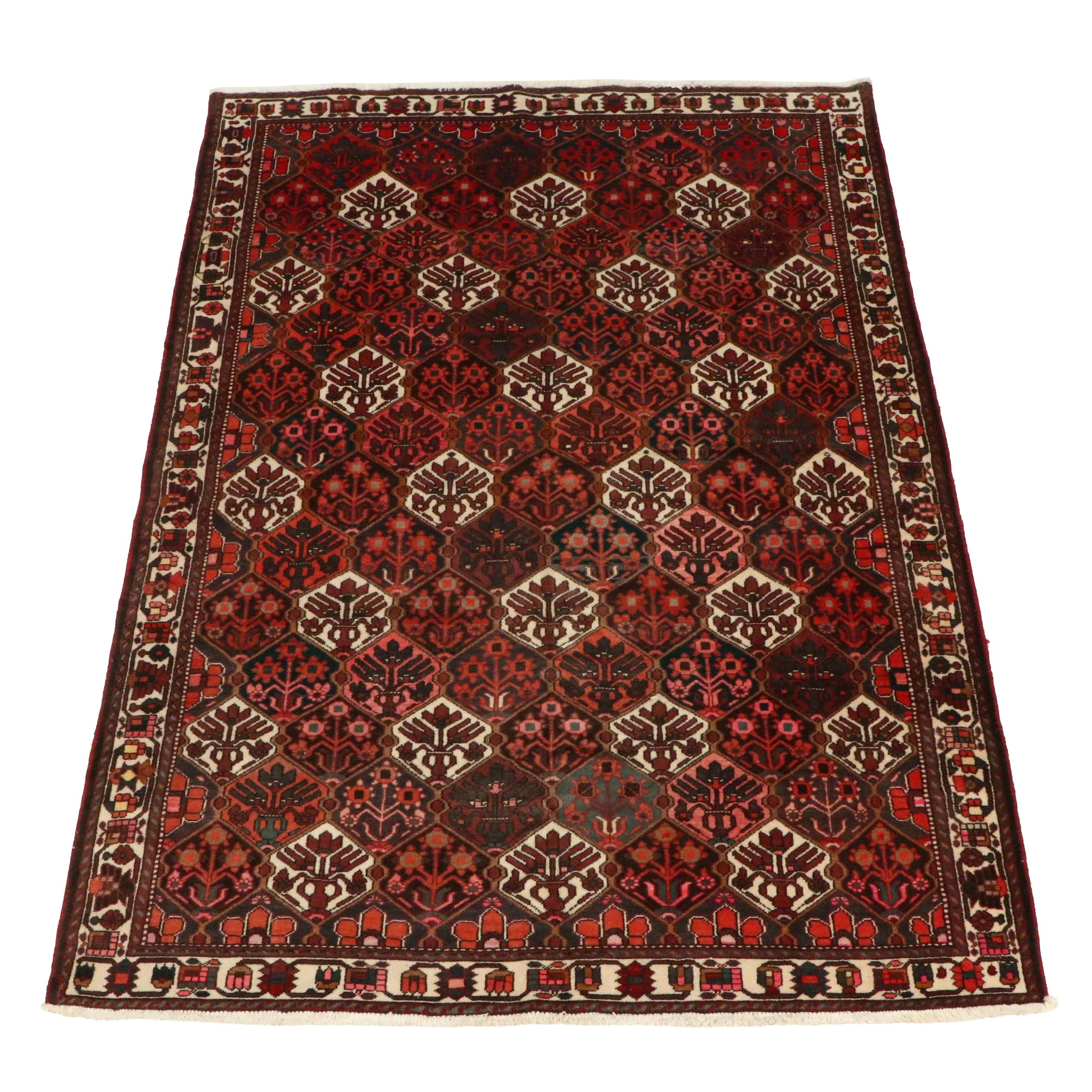 6'11 x 9'8 Hand-Knotted Persian Bakhtiari Area Rug