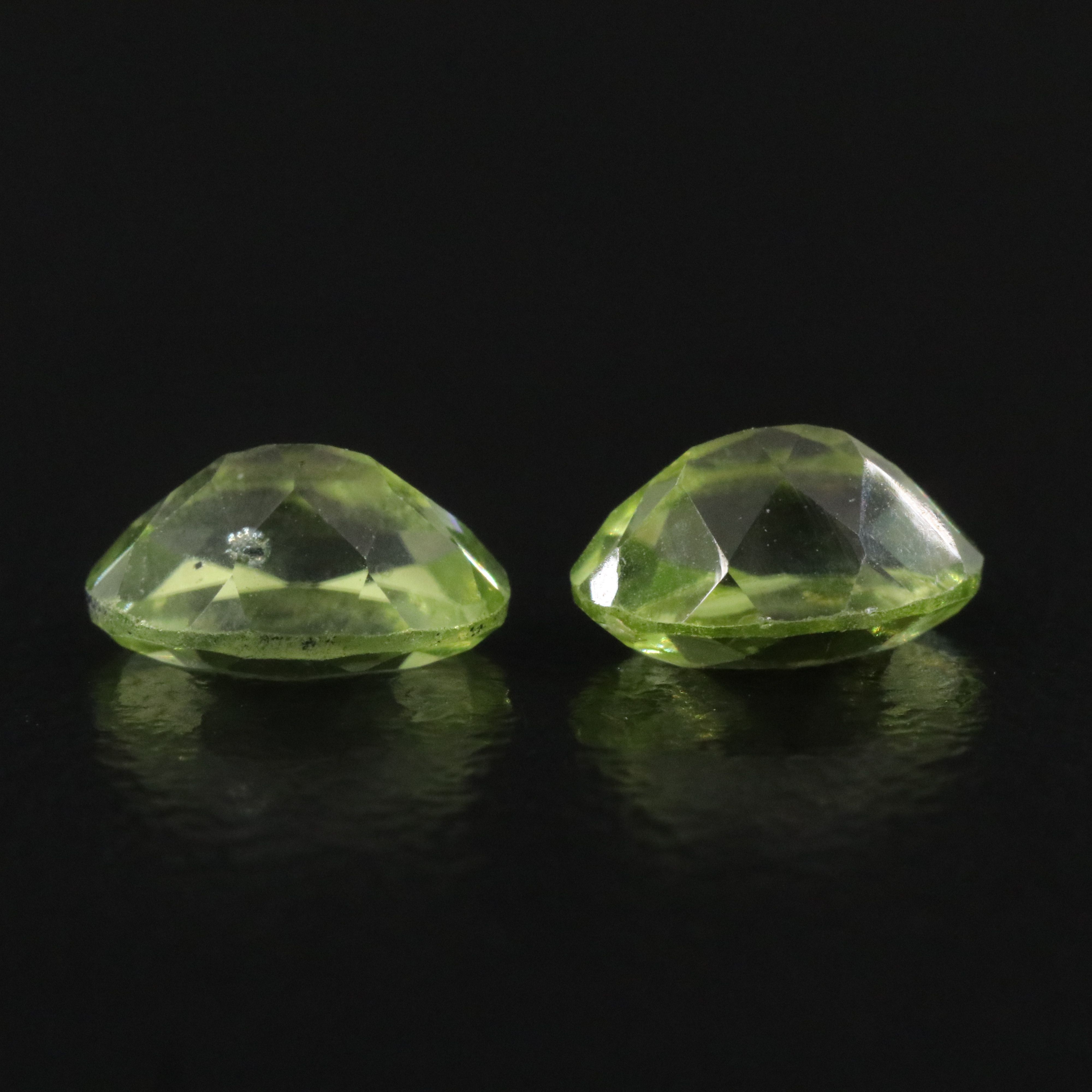 Loose 1.95 CTW Peridot Pair
