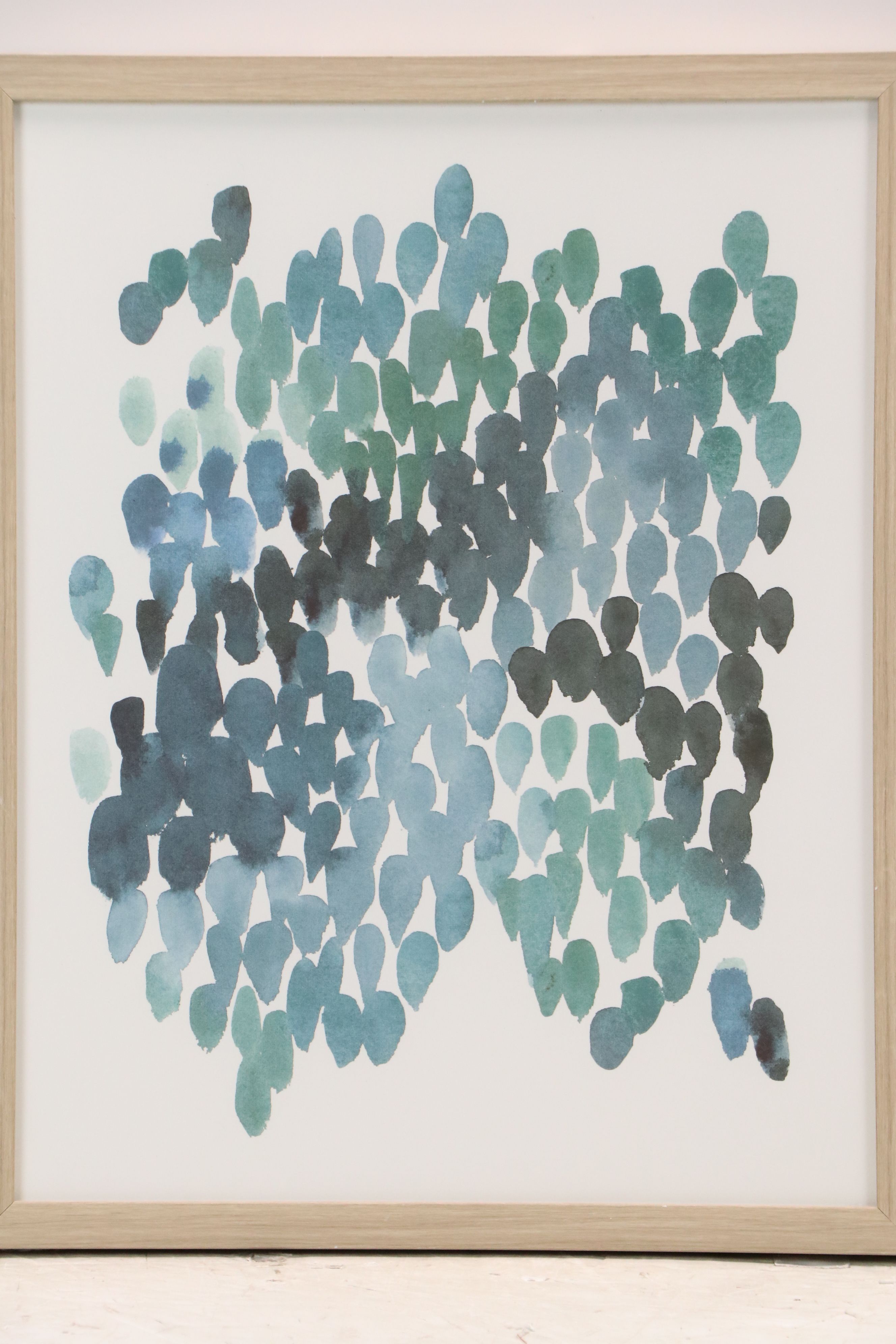 Set of Abstract Minimalist Offset Lithographs, 21st Century
