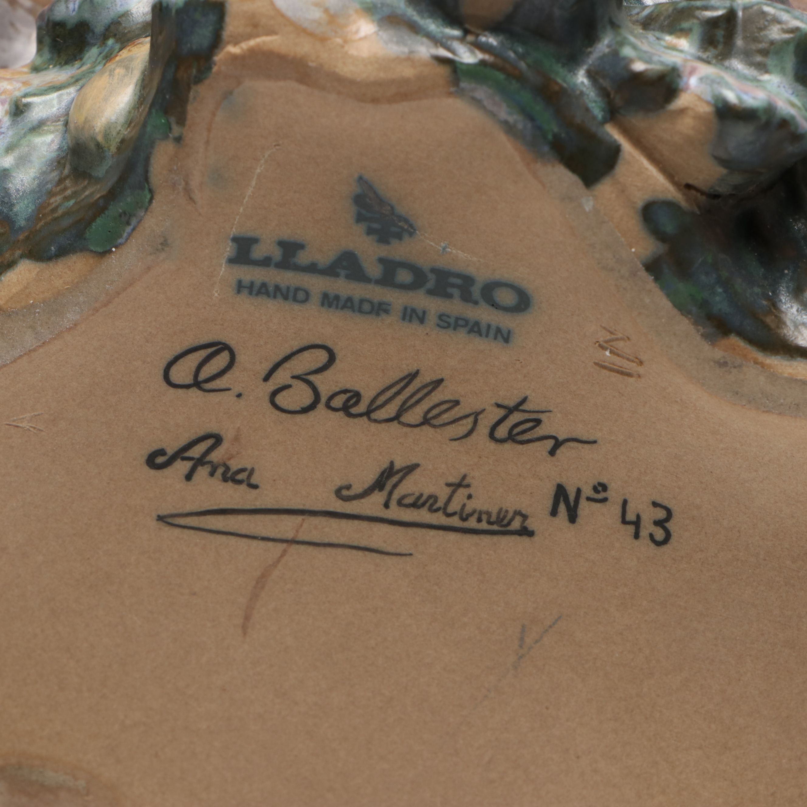 Lladró Limited Edition "Eagle Owls" Figurine Designed by Antonio Ballester