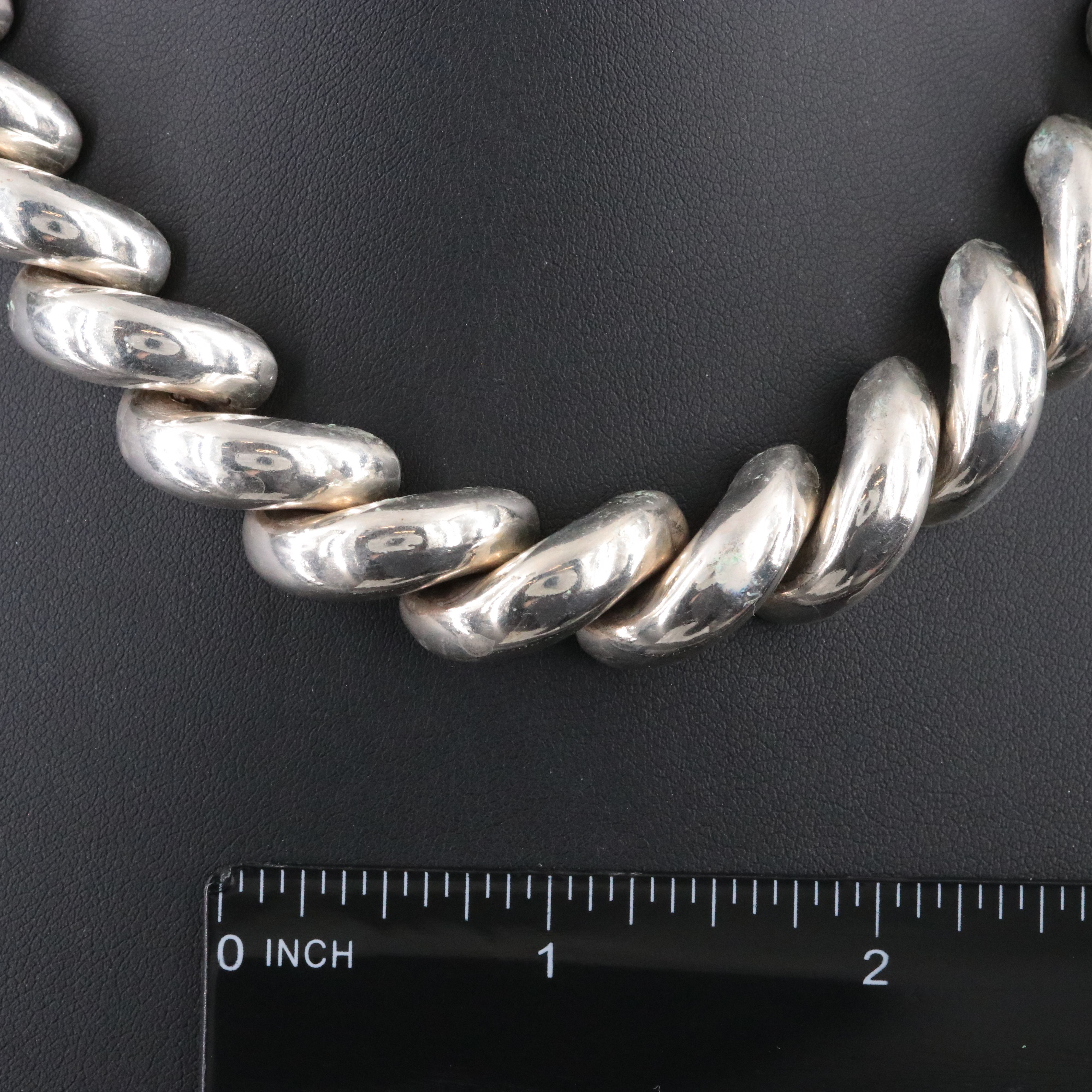 Italian Sterling San Marco Link Necklace