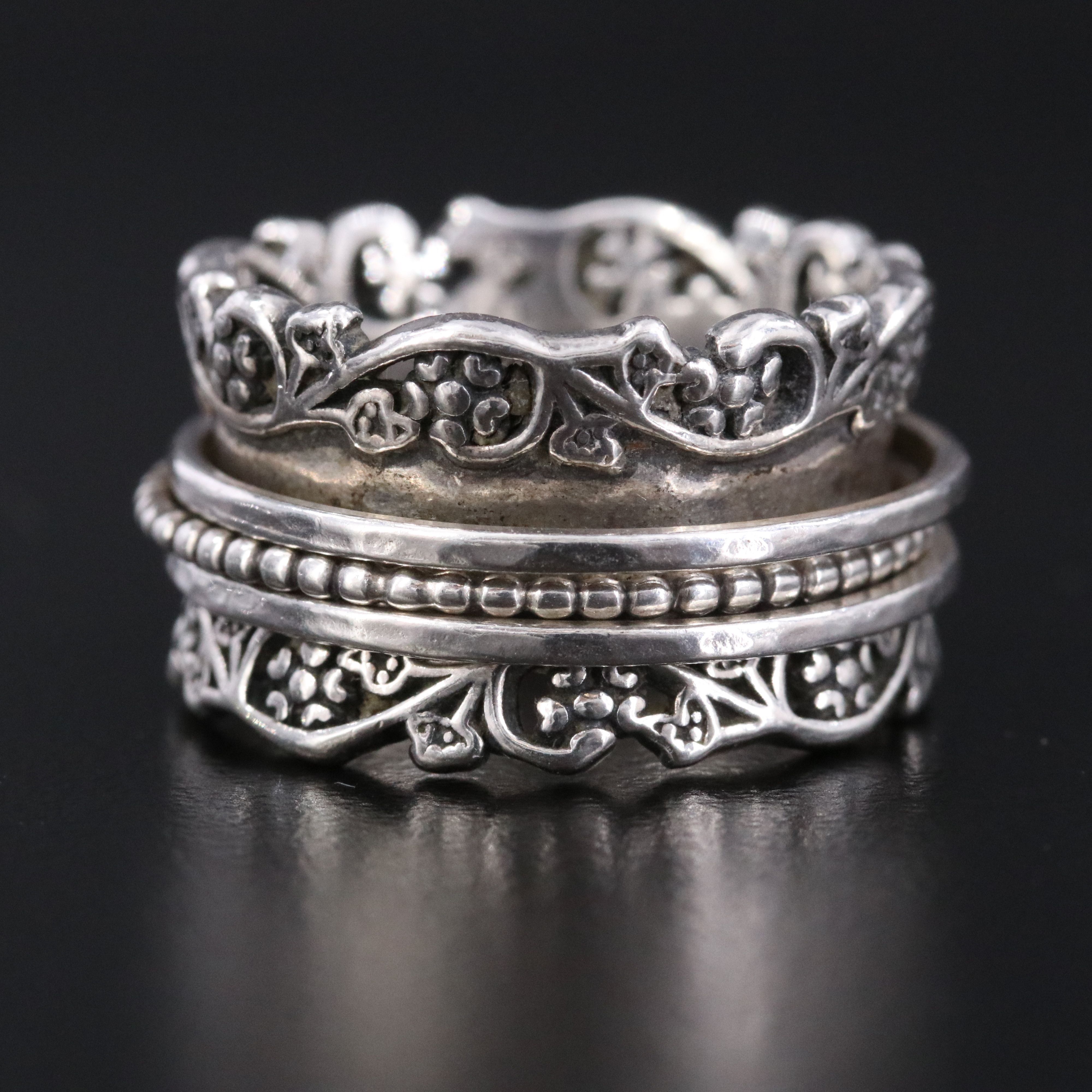Sterling Spinner Ring