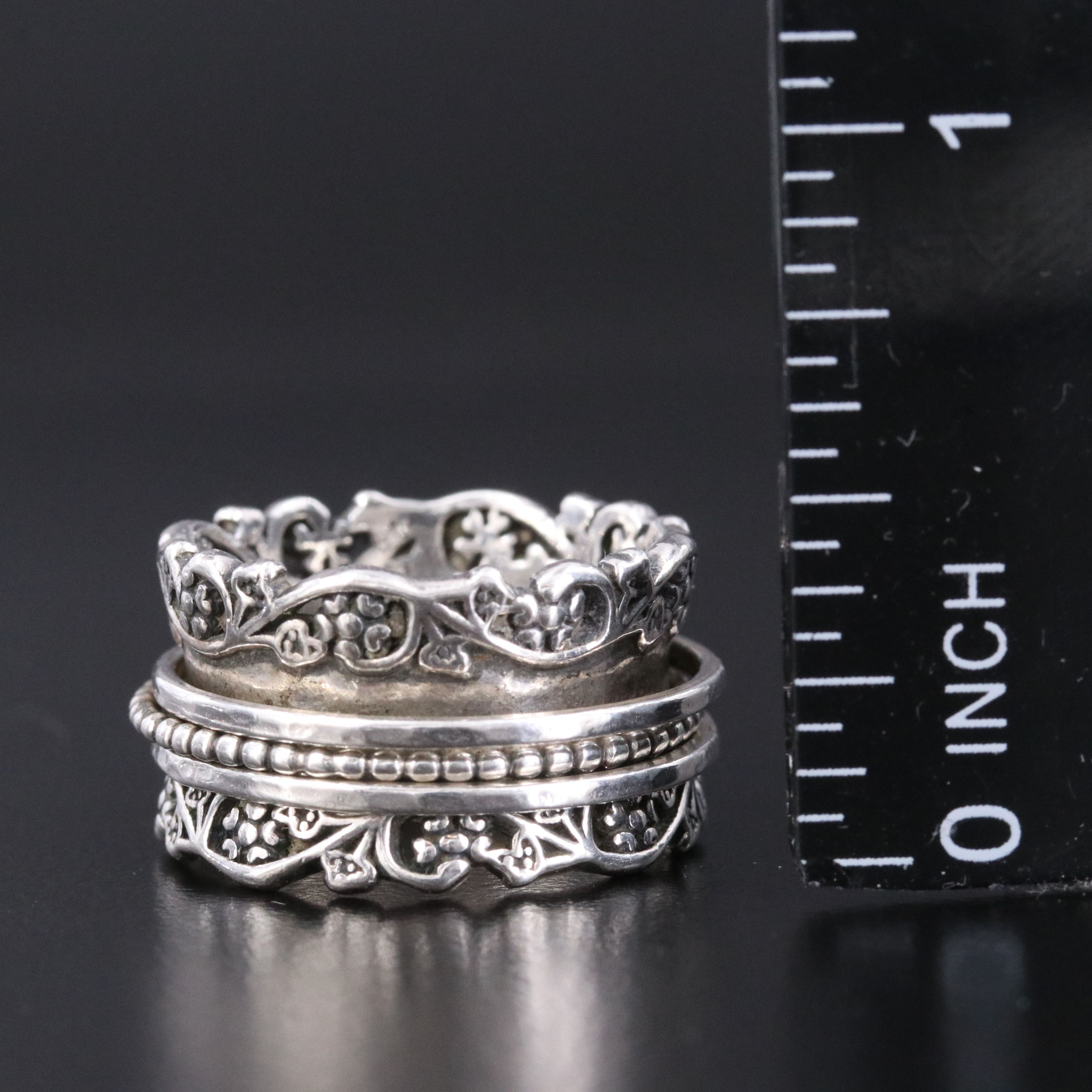 Sterling Spinner Ring