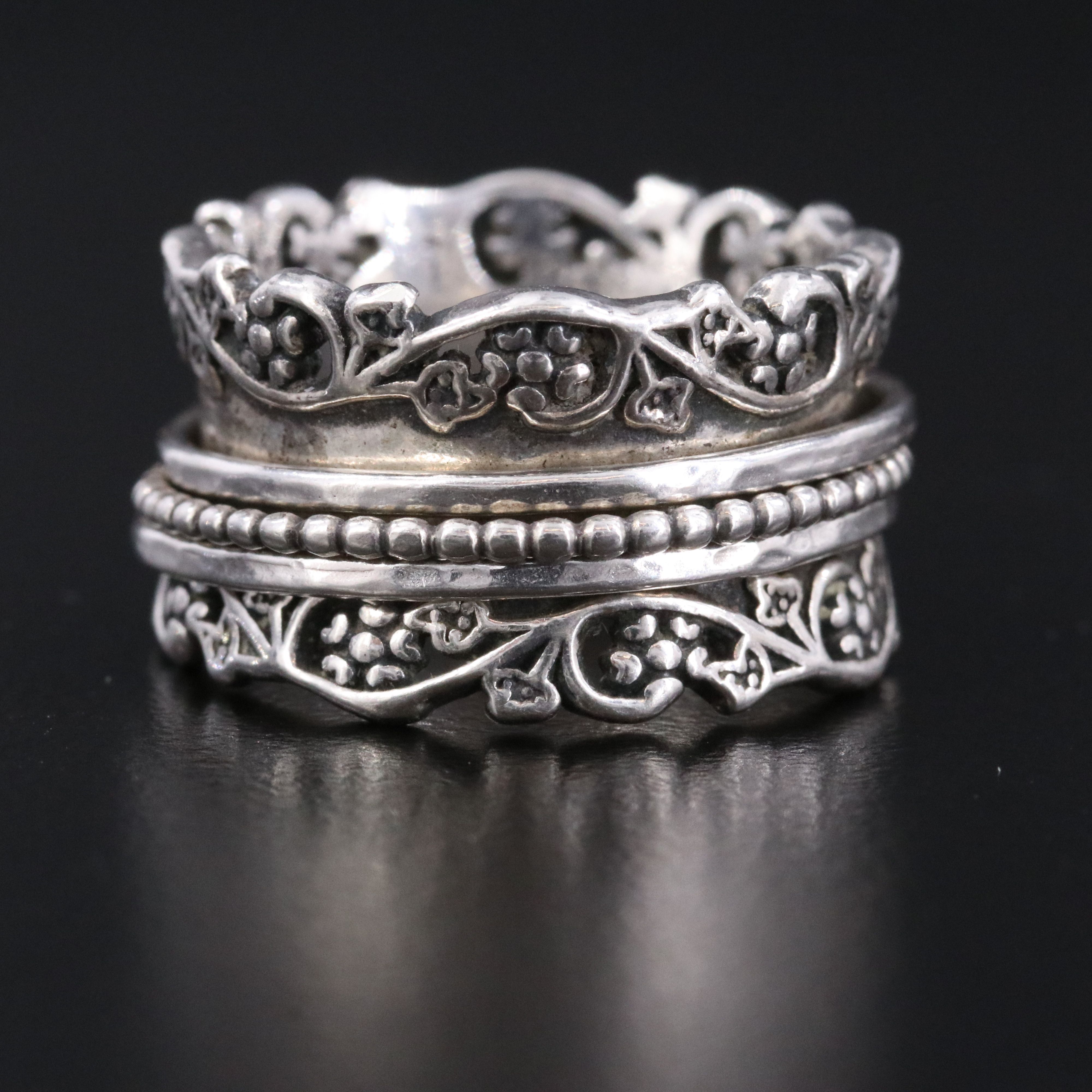 Sterling Spinner Ring