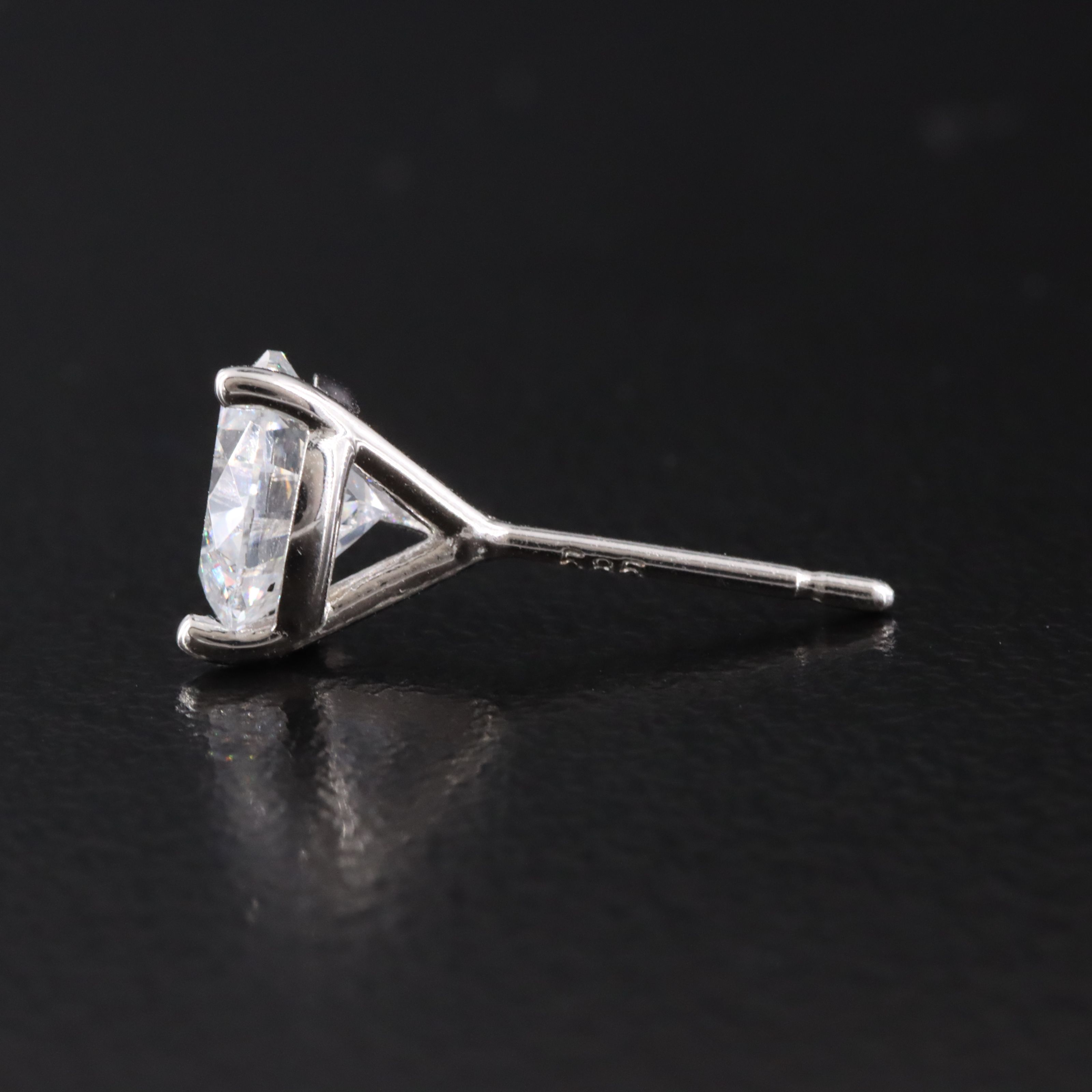 14K 2.00 CTW Lab Grown Diamond Stud Earrings