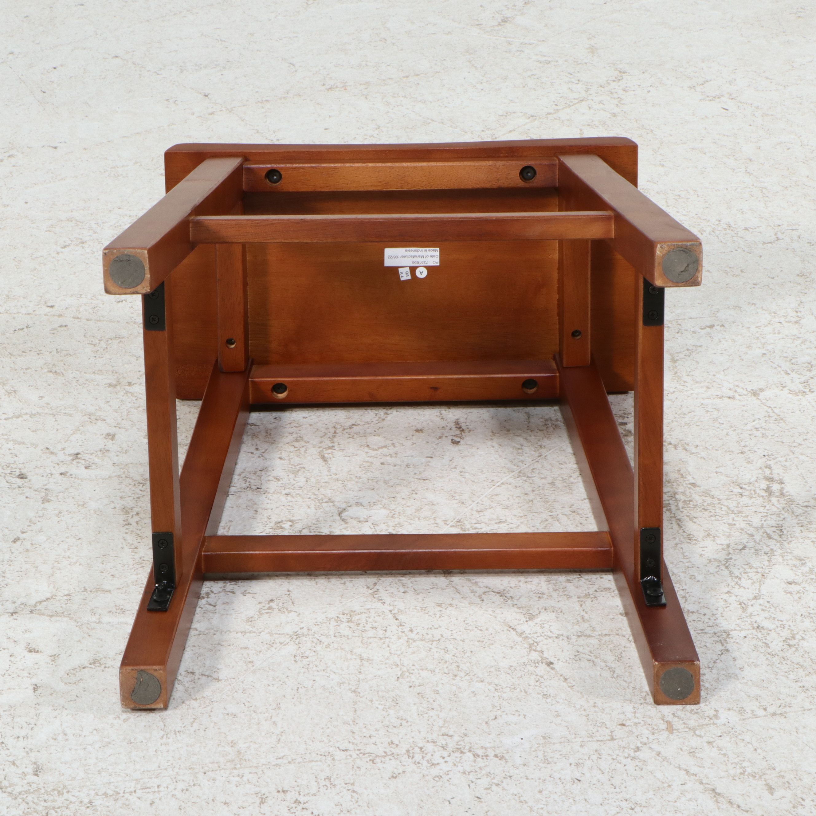 Set of Three Saddle-Seat Stools