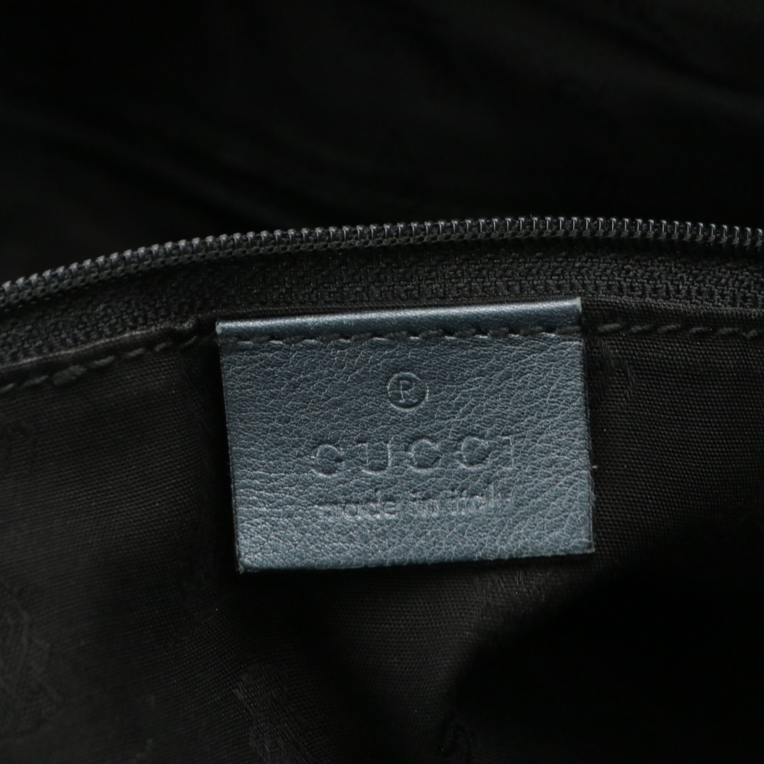 Gucci Large Sukey Hobo Shoulder Bag in Metallic Blue Guccissima Leather