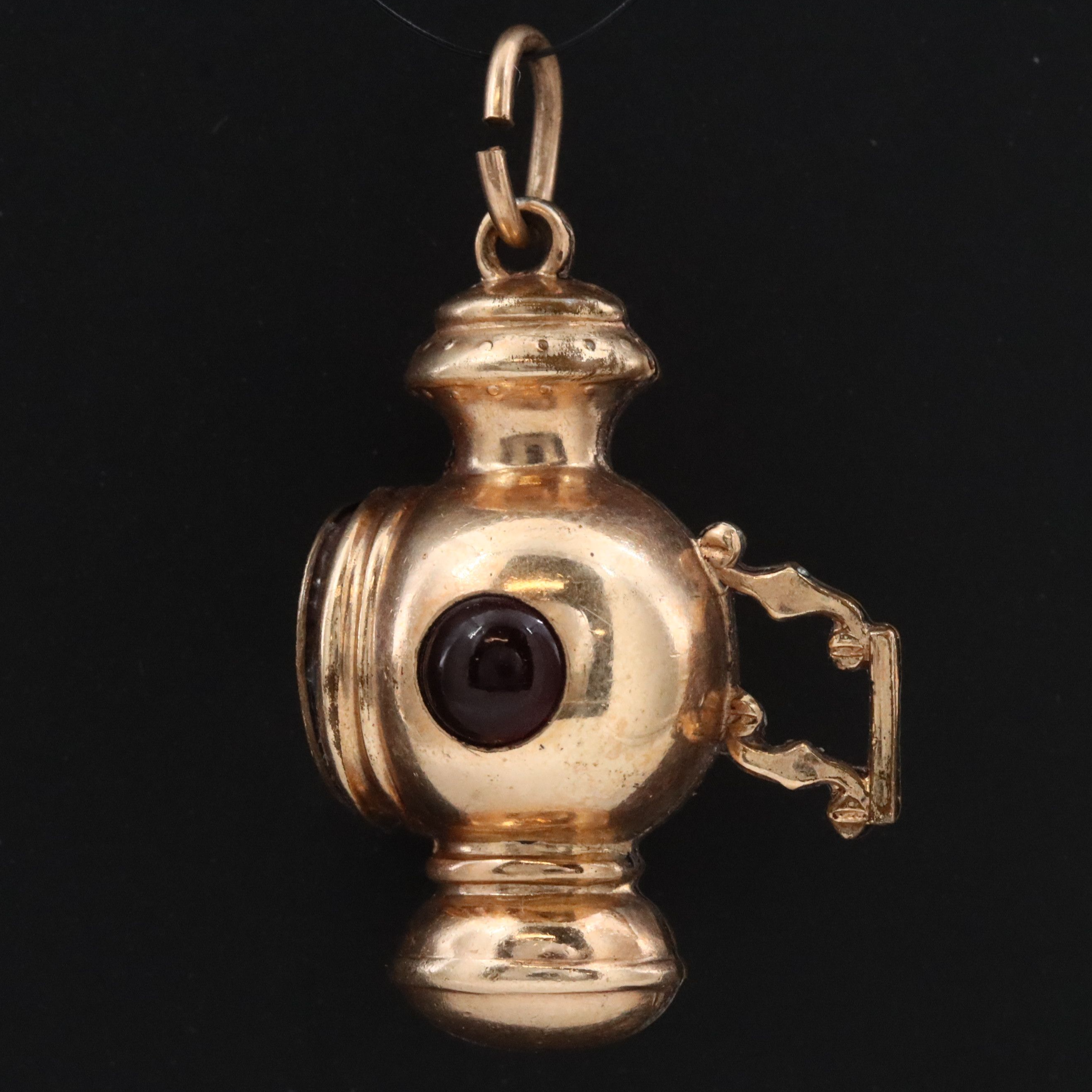Vintage Signal Lantern Charm Pendant