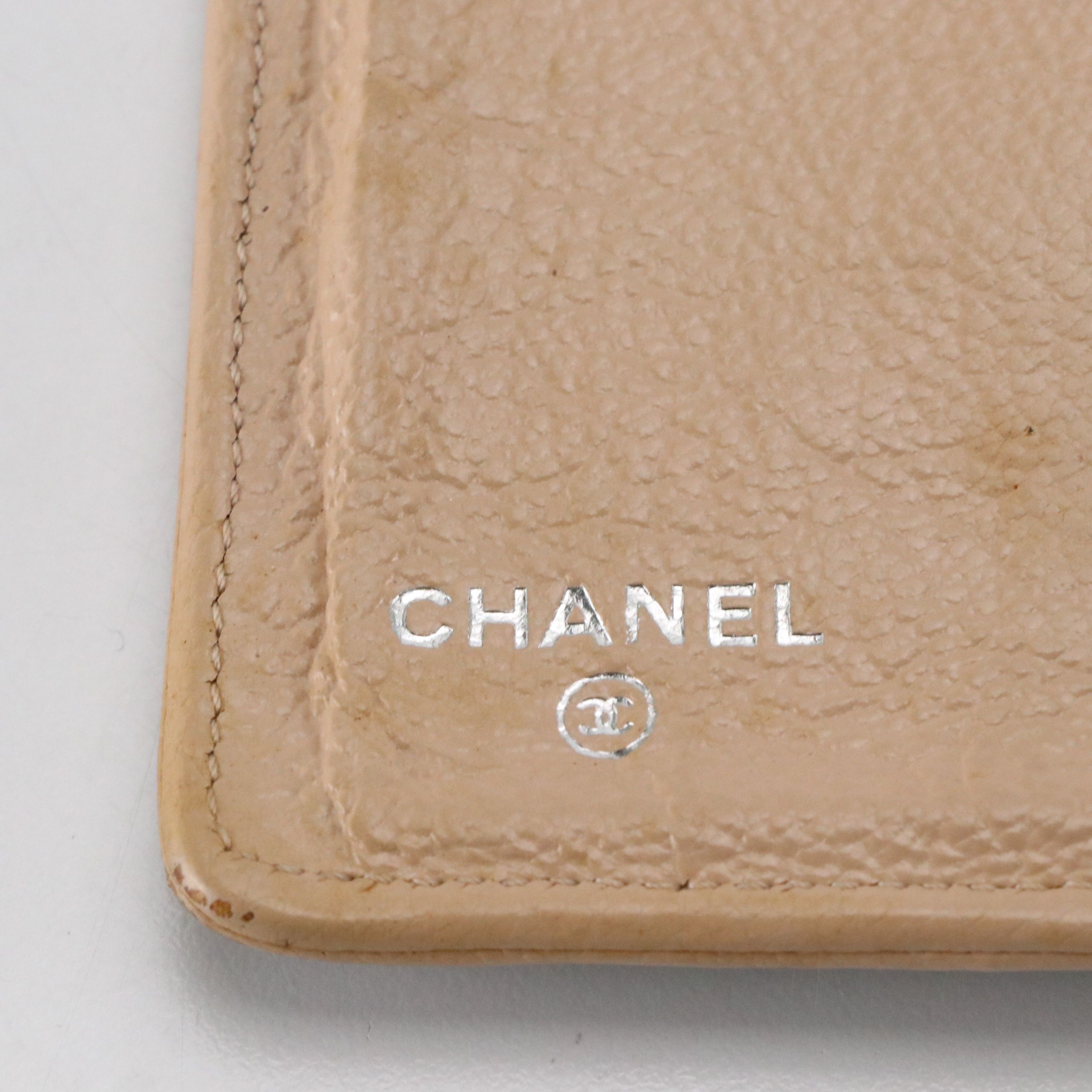 Chanel CC Yen Wallet in Diamond-Stitched Leather