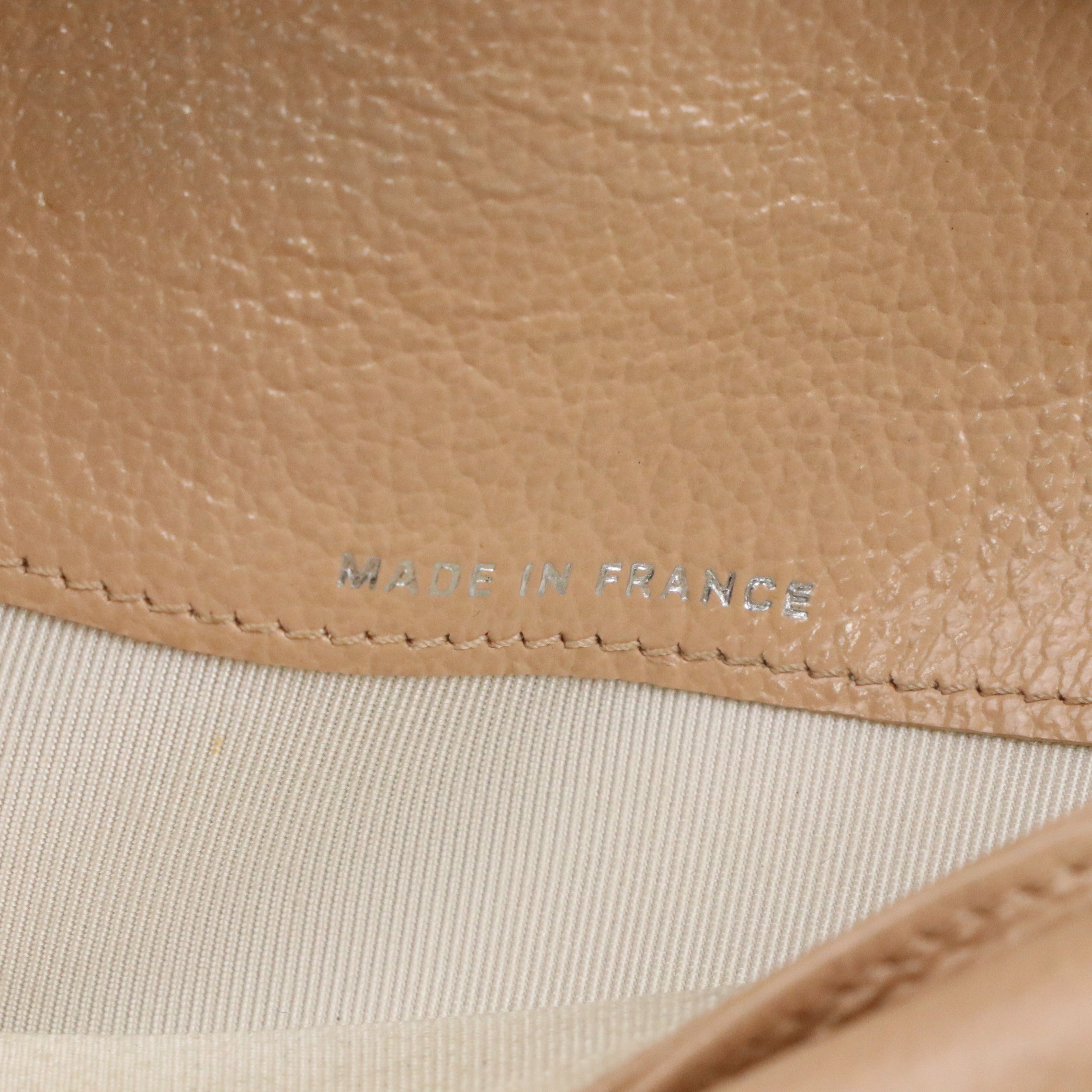 Chanel CC Yen Wallet in Diamond-Stitched Leather