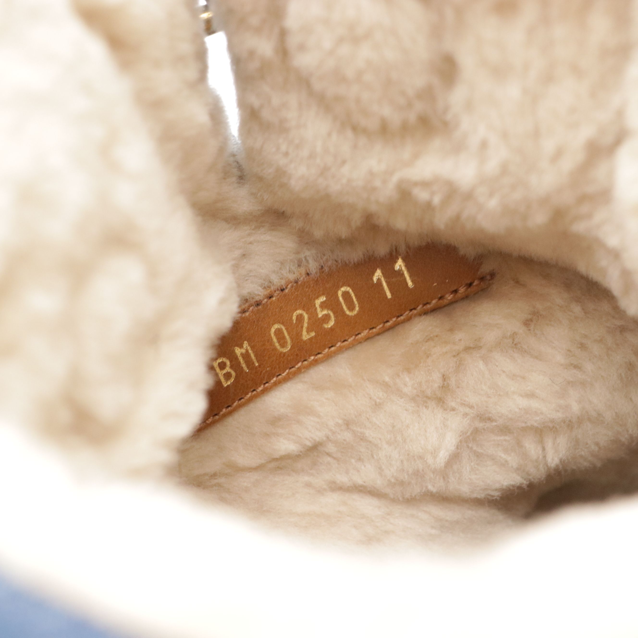 Men's Louis Vuitton x Nigo Cosy Boots in Shearling-Lined Monogram Denim