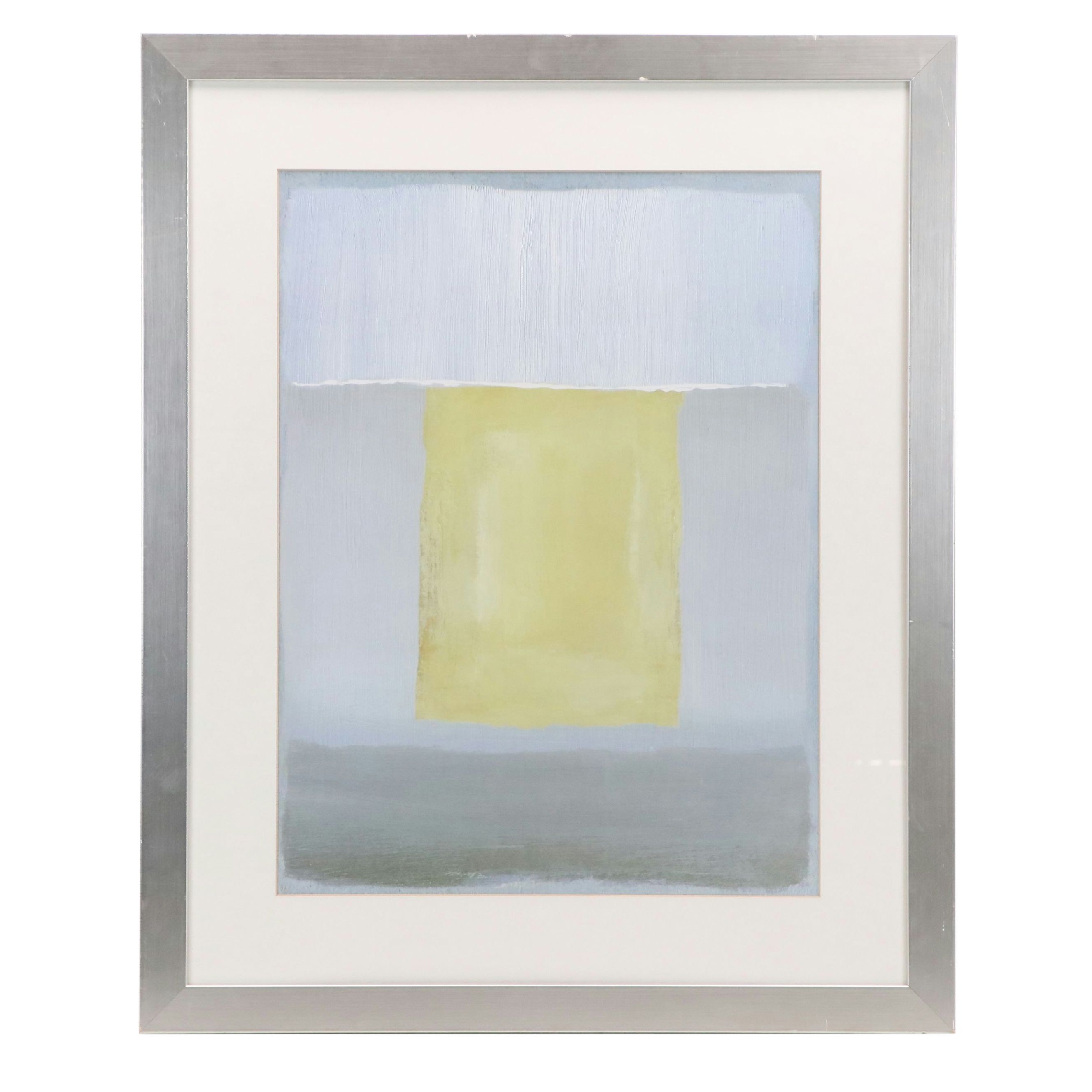 After Carolyn Gold Offset Lithographs "Half Light I and II," 21st Century