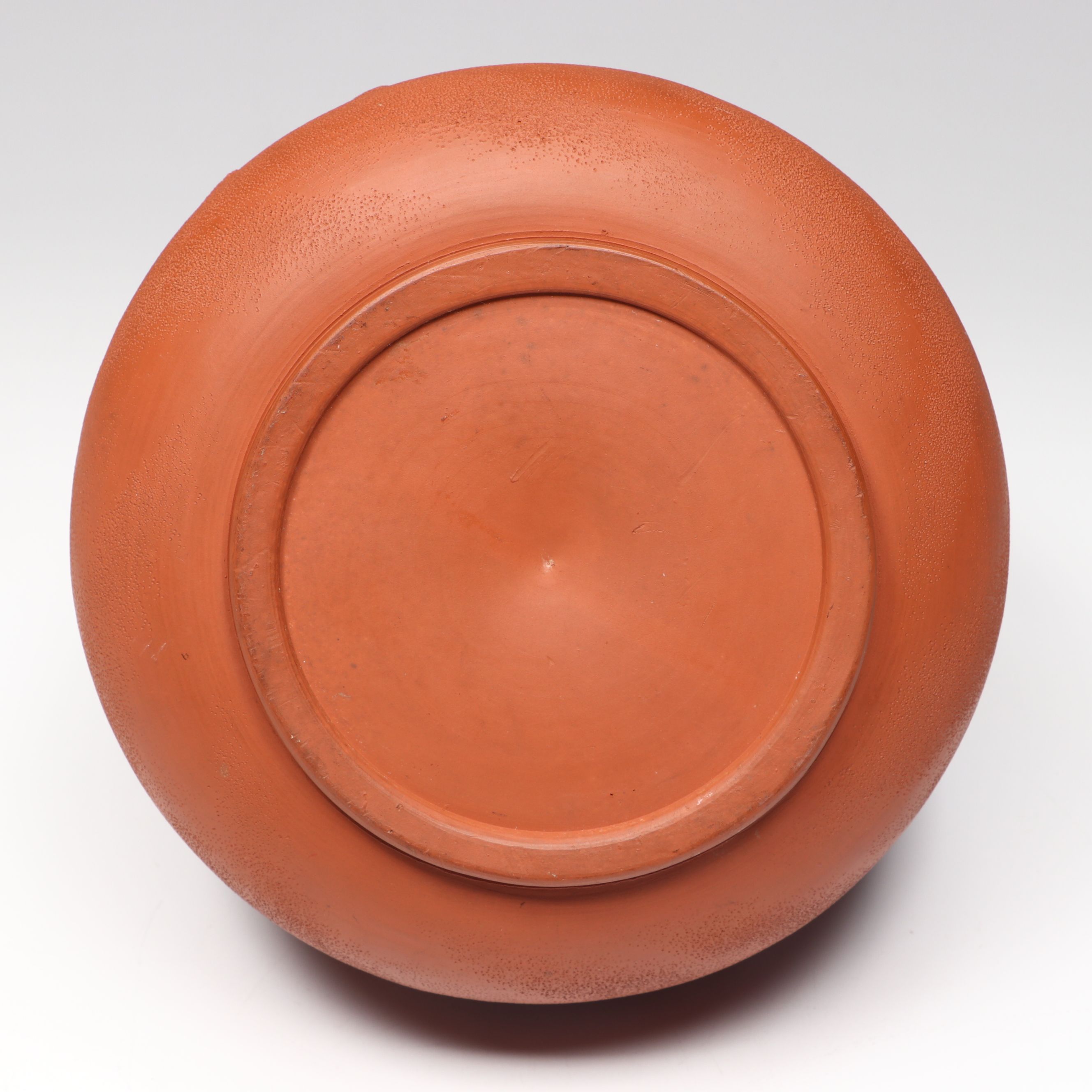 Japanese Tokoname Red Clay Style Three-Toed Dragon Pottery Vessel