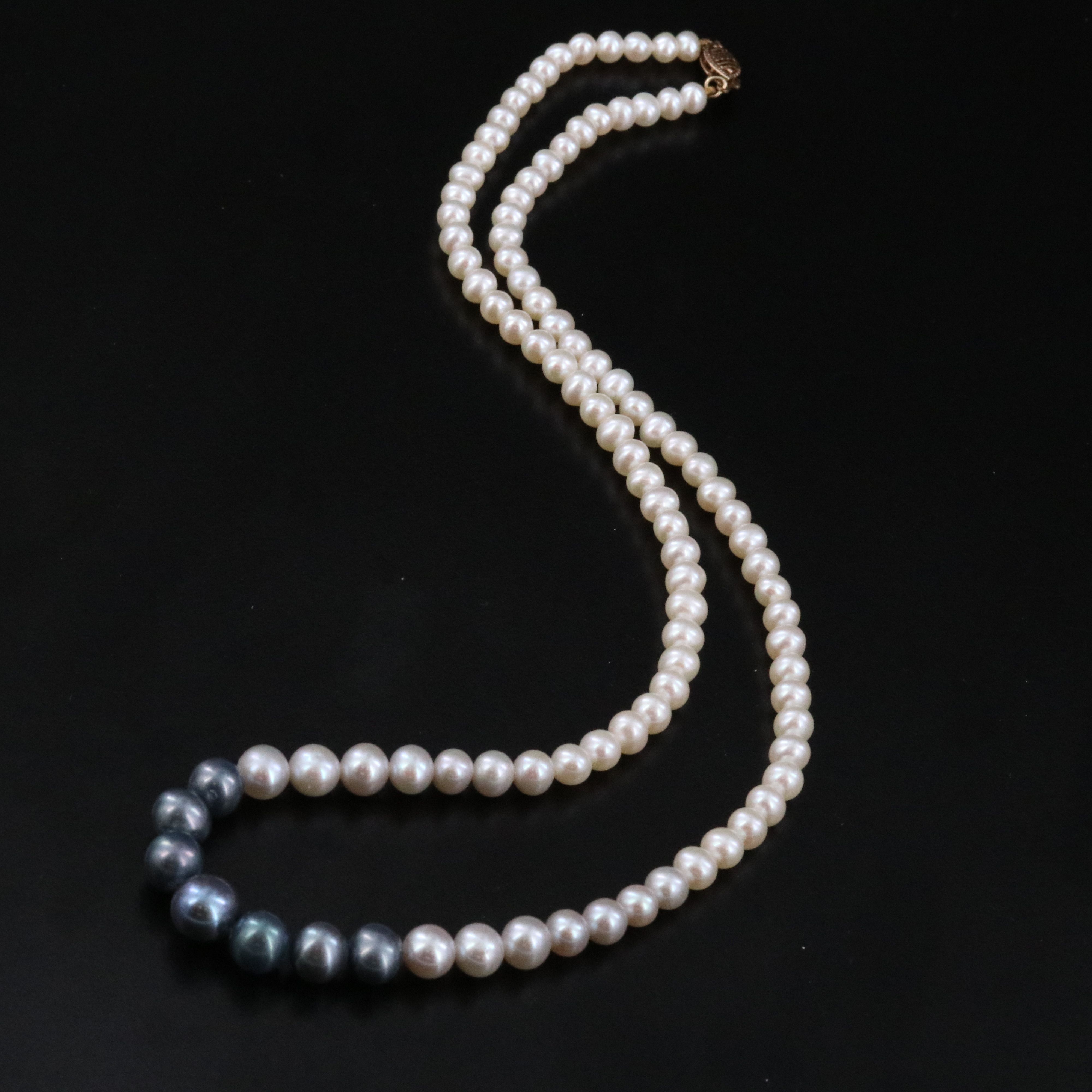 14K Graduated Pearl Necklace