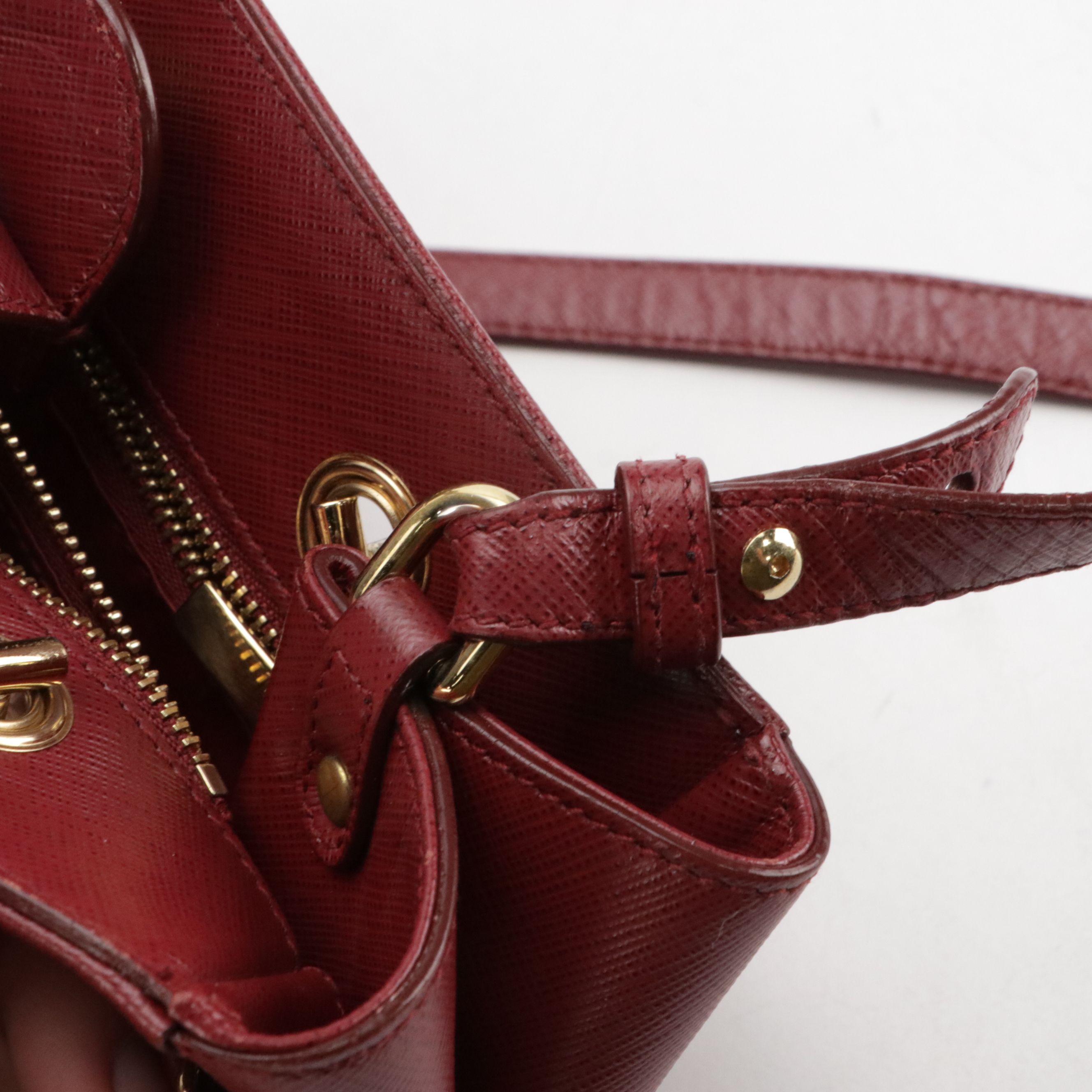 Salvatore Ferragamo Vara Bow Small Two-Way Tote Bag in Saffiano Leather