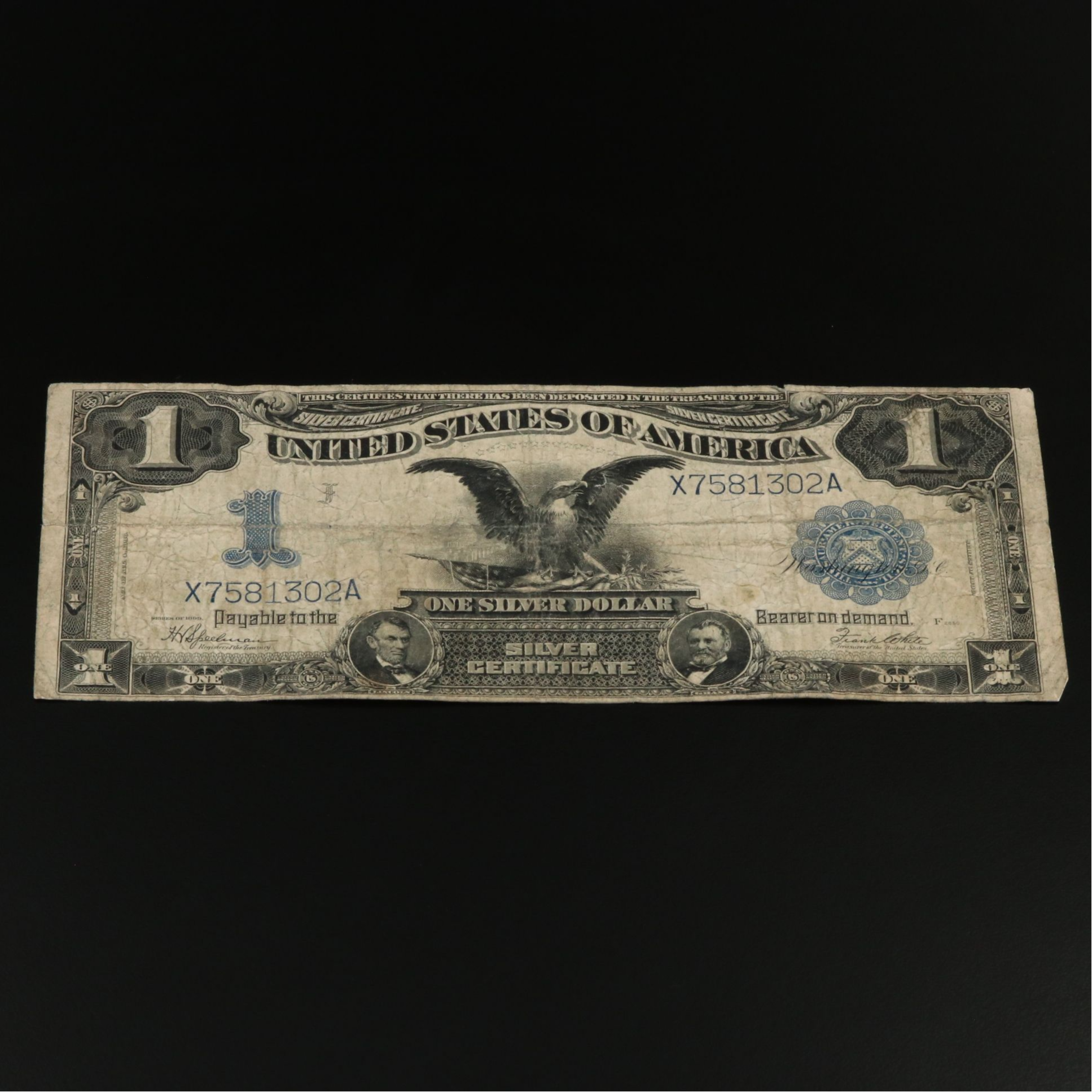 1899 Blue Seal $1 Silver Certificate