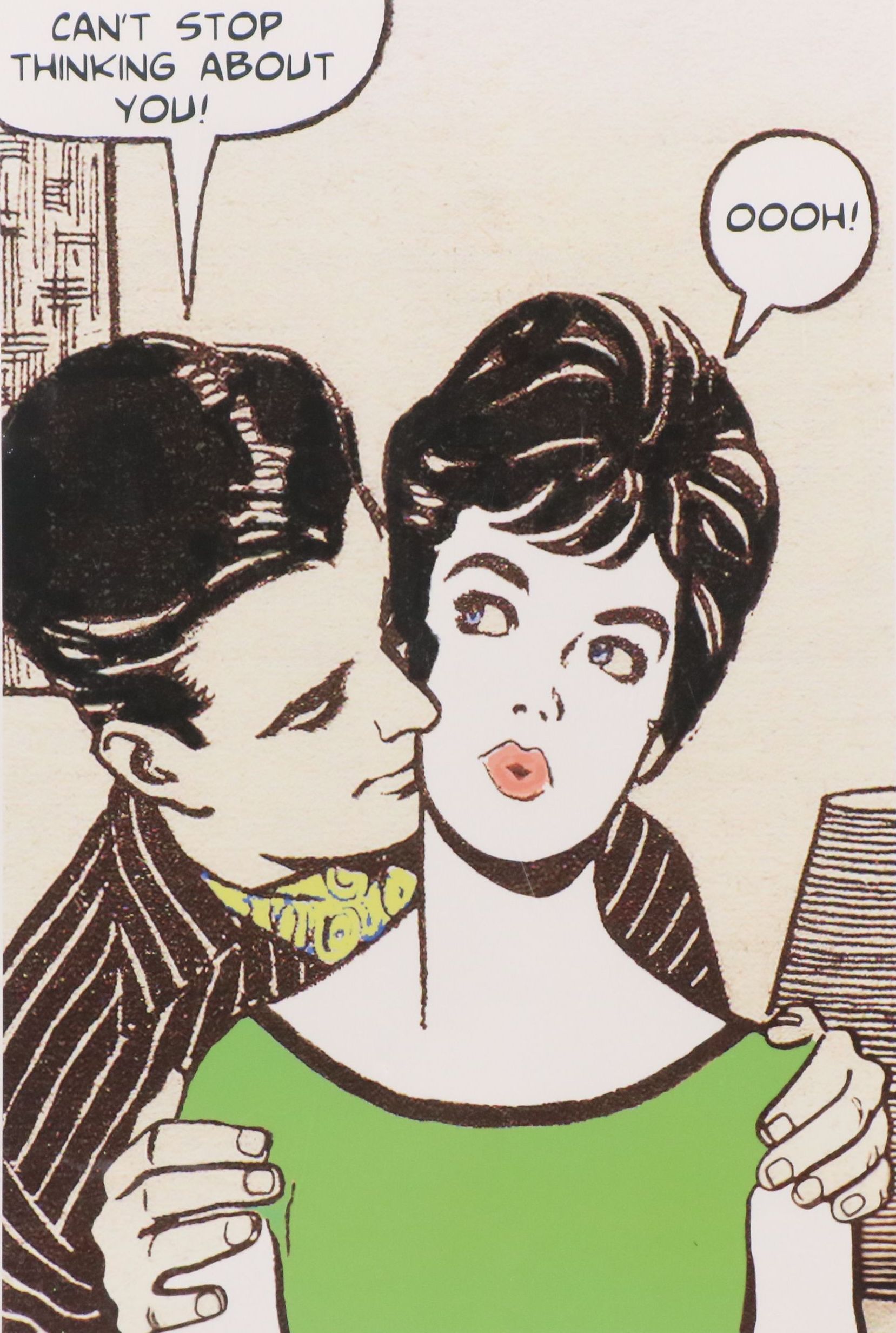 After Roy Newby Offset Lithograph "Can't Stop Thinking About You!", Circa 2010s