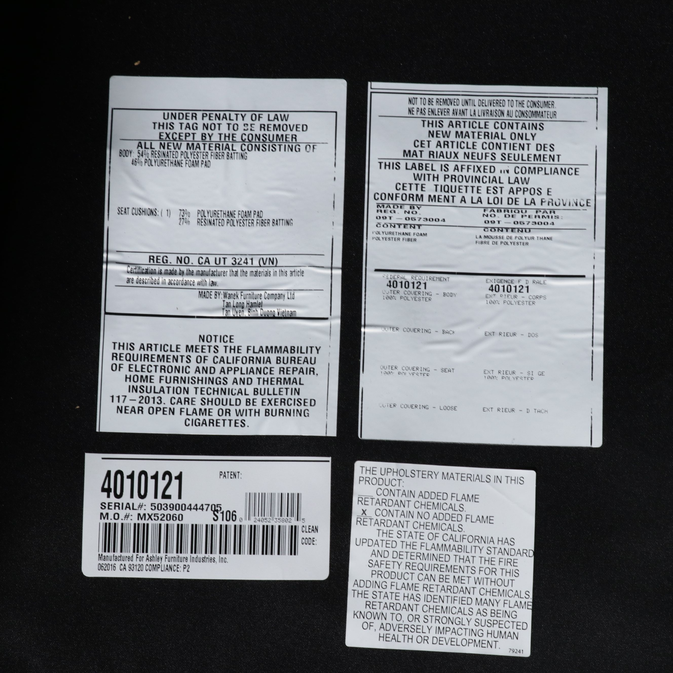 Pair of Ashley Furniture Contemporary Armchairs, 2016