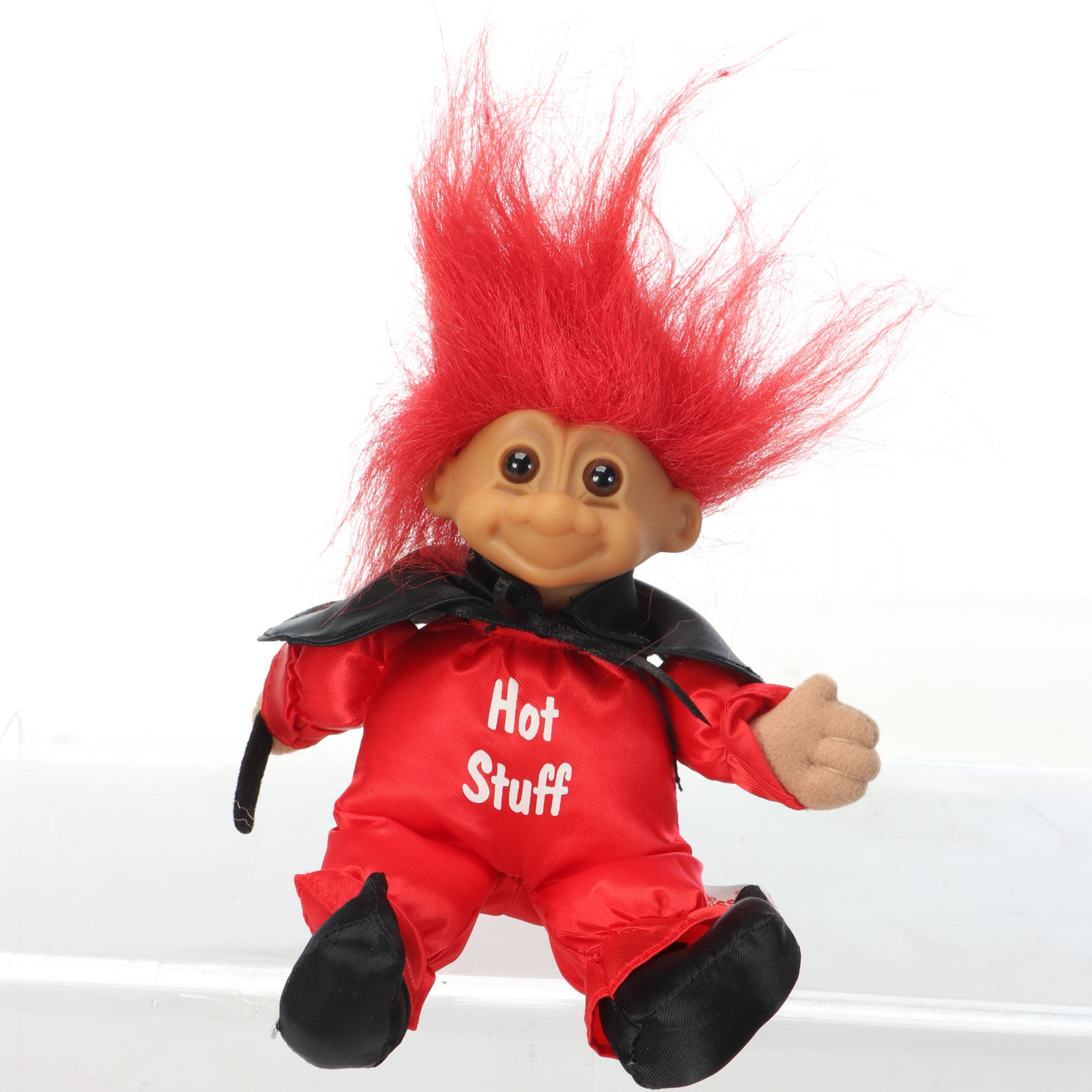 Russ Berrie "Bengals" and "Hot Stuff" with Other Troll Dolls