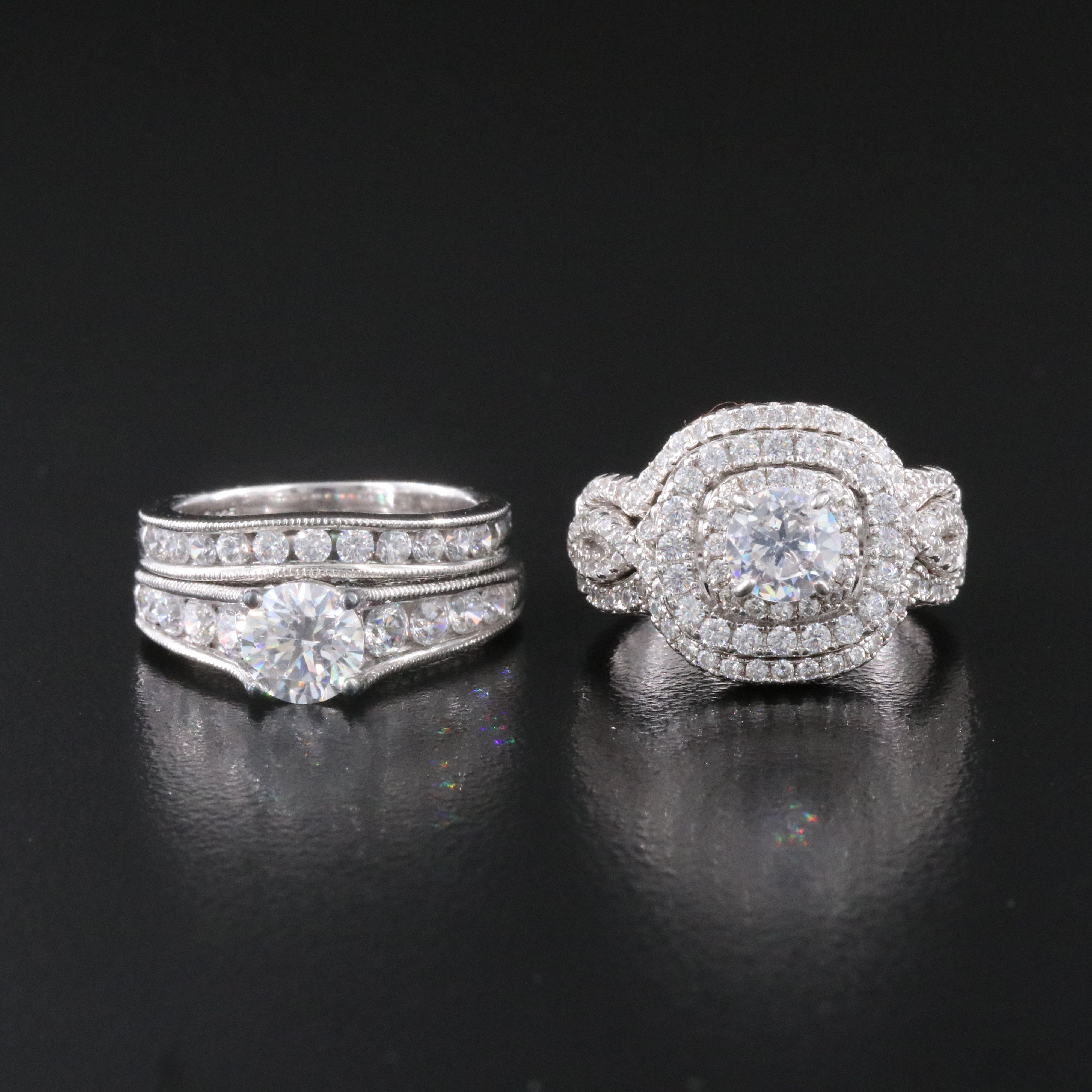 Sterling CZ Ring Sets