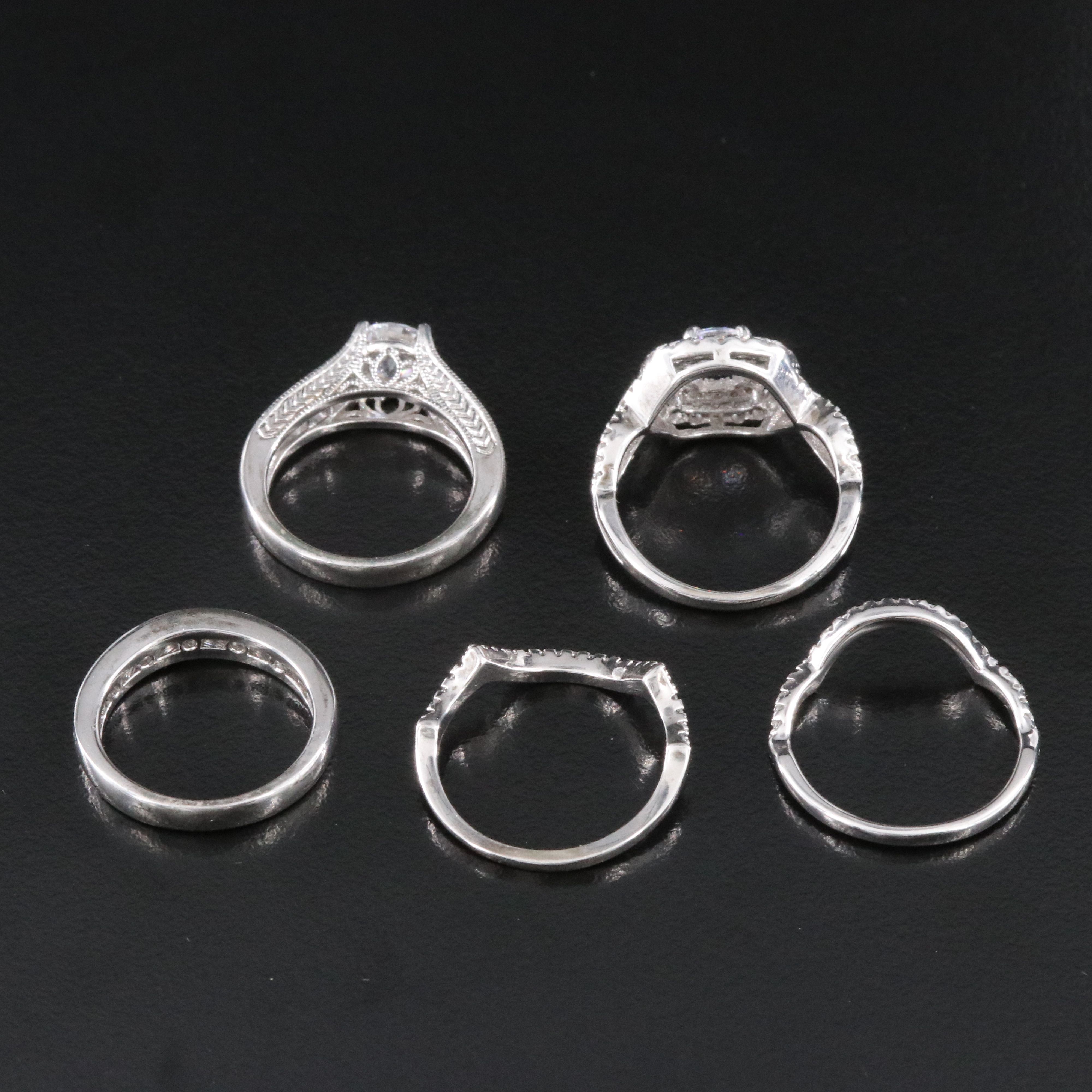 Sterling CZ Ring Sets