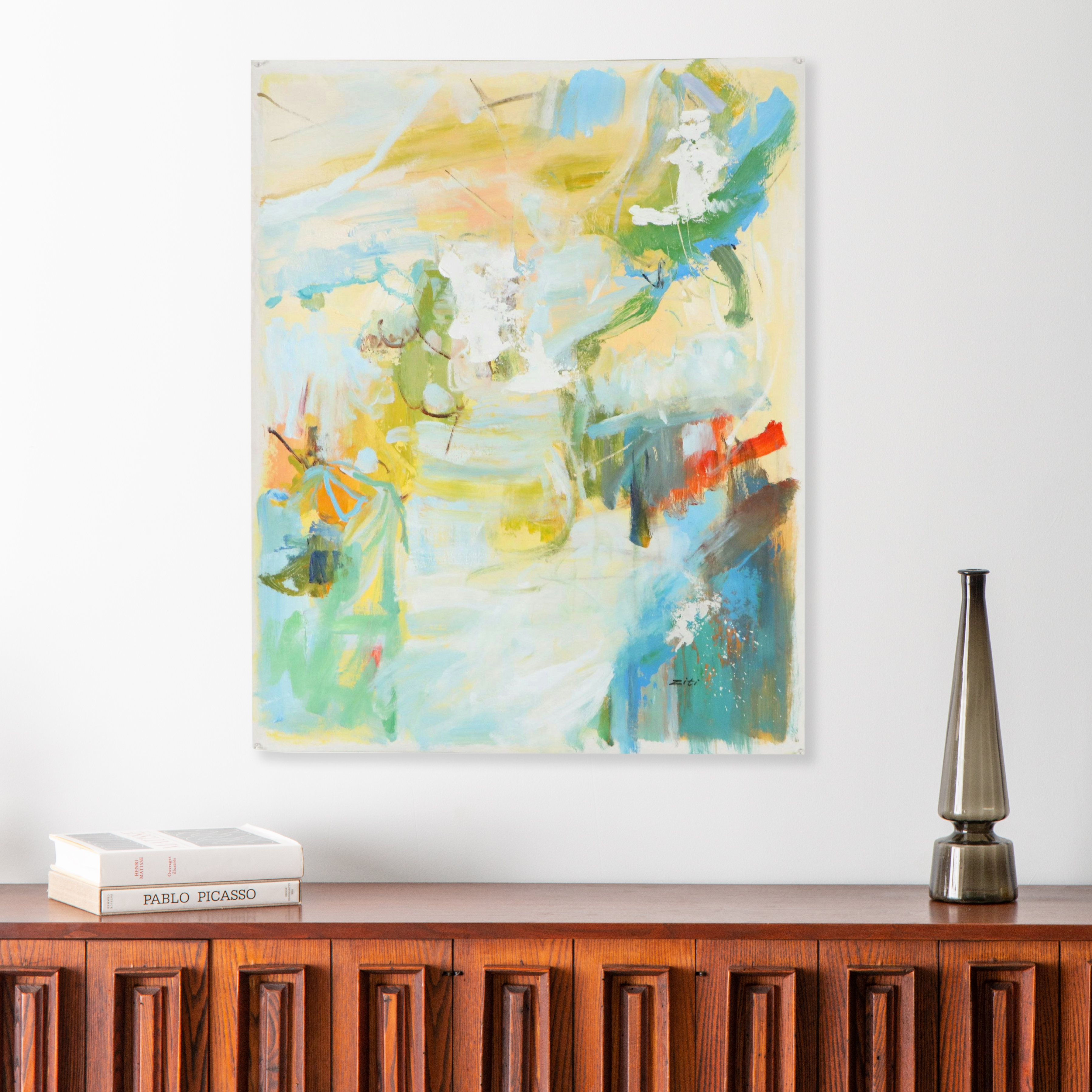 Ziti Abstract Oil Painting "What Do You See?", Circa 2026