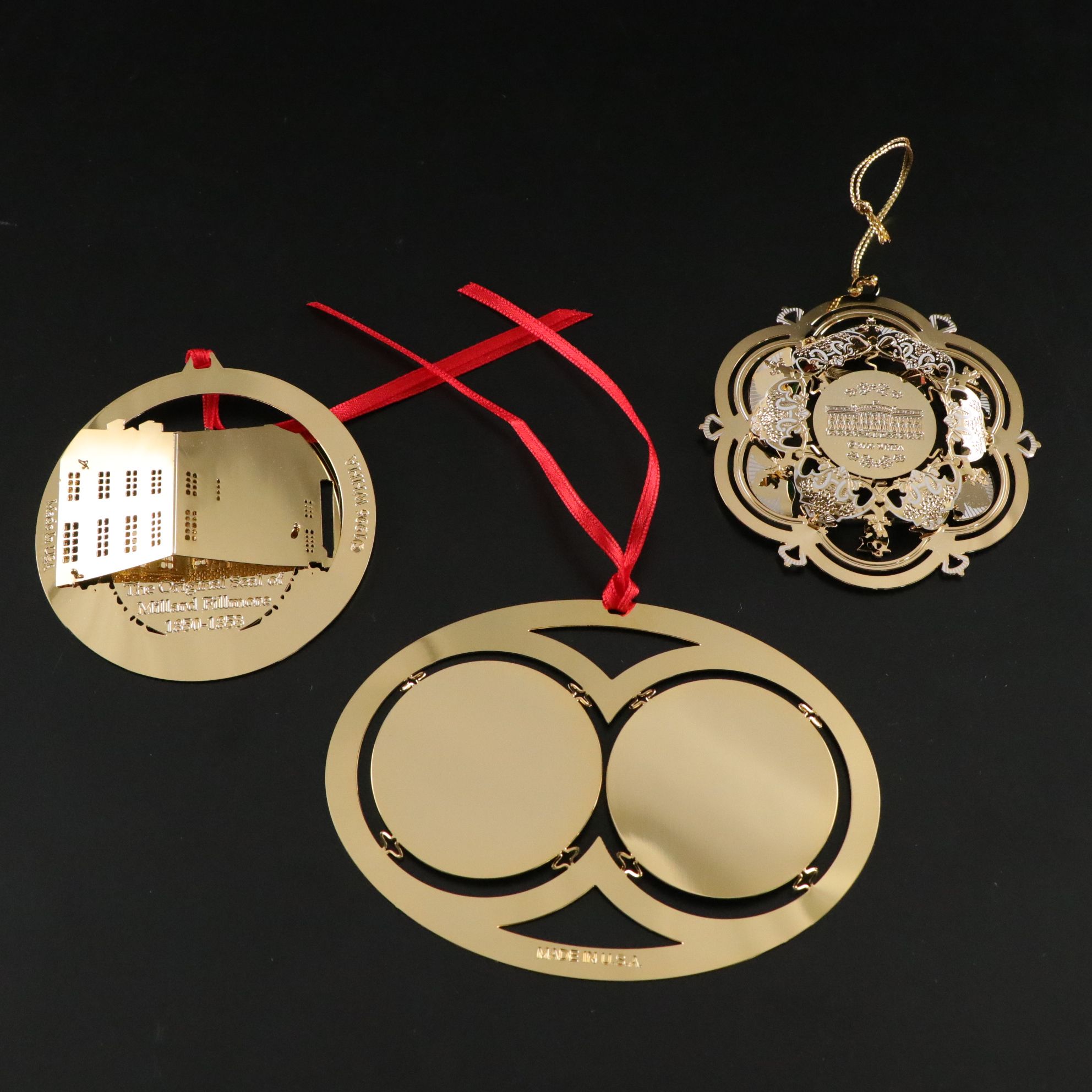 White House Historical Association Christmas Ornaments, 1990-2000s