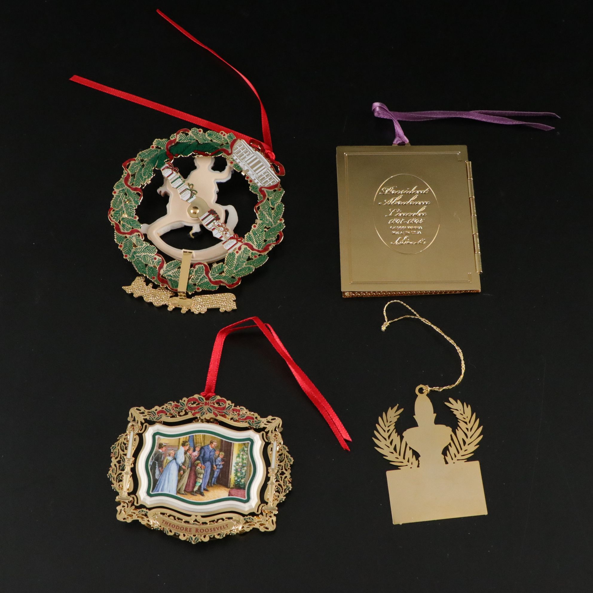 White House Historical Association Christmas Ornaments, 1990-2000s