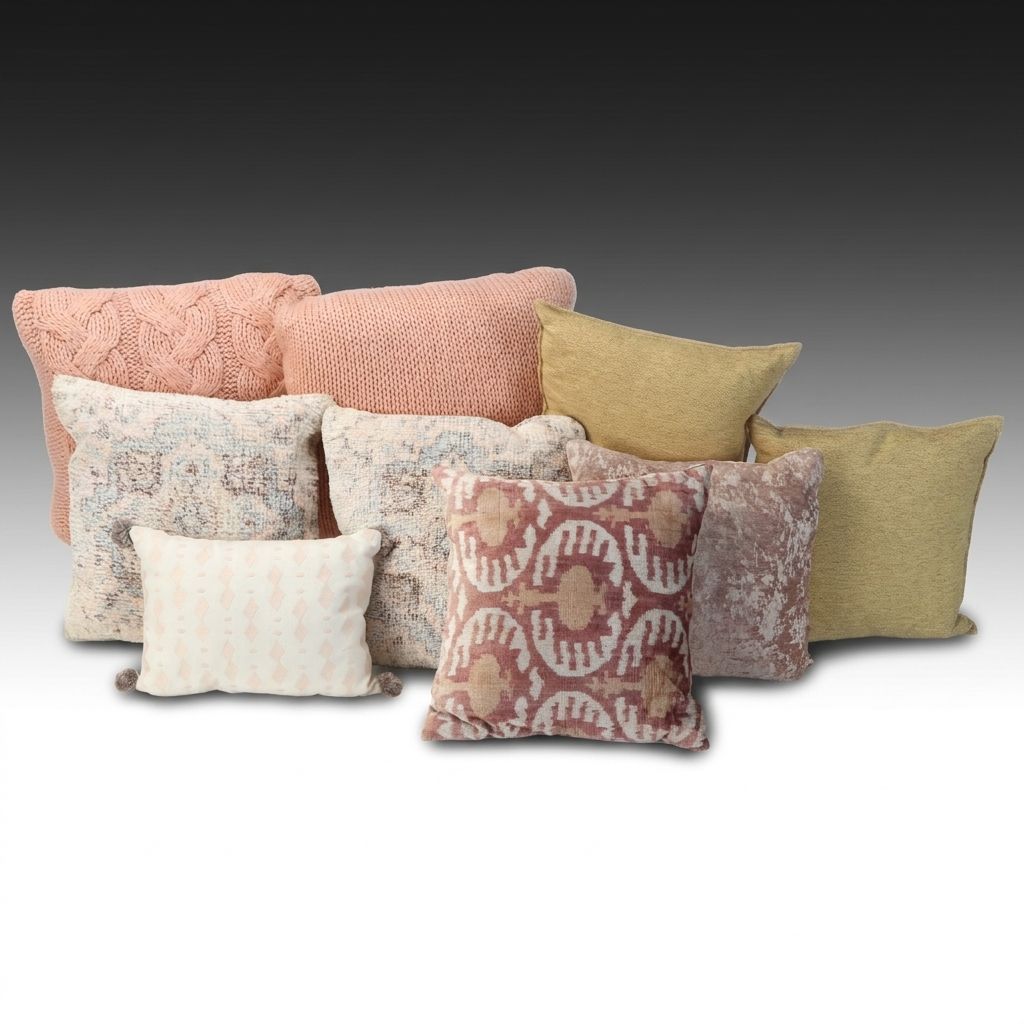 Arhaus Wool Blend and Other Throw Pillows