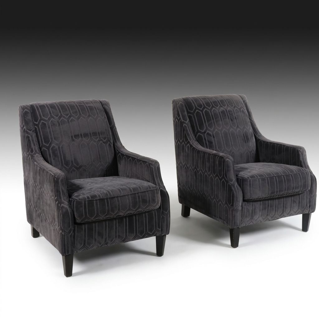 Pair of Ashley Furniture Contemporary Armchairs, 2016