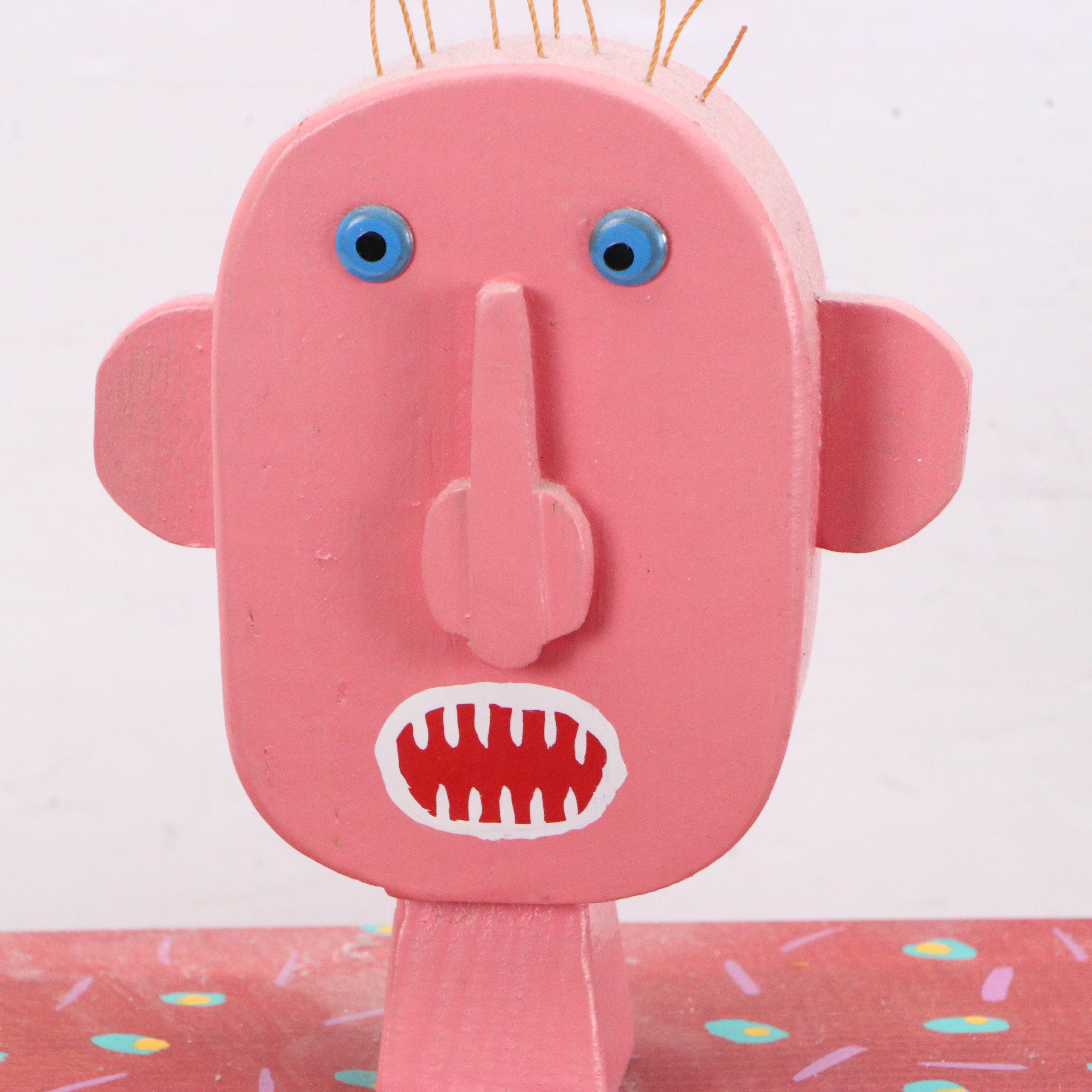 Craig Carey Hand-Painted and Crafted Wall-Mountable Cabinet