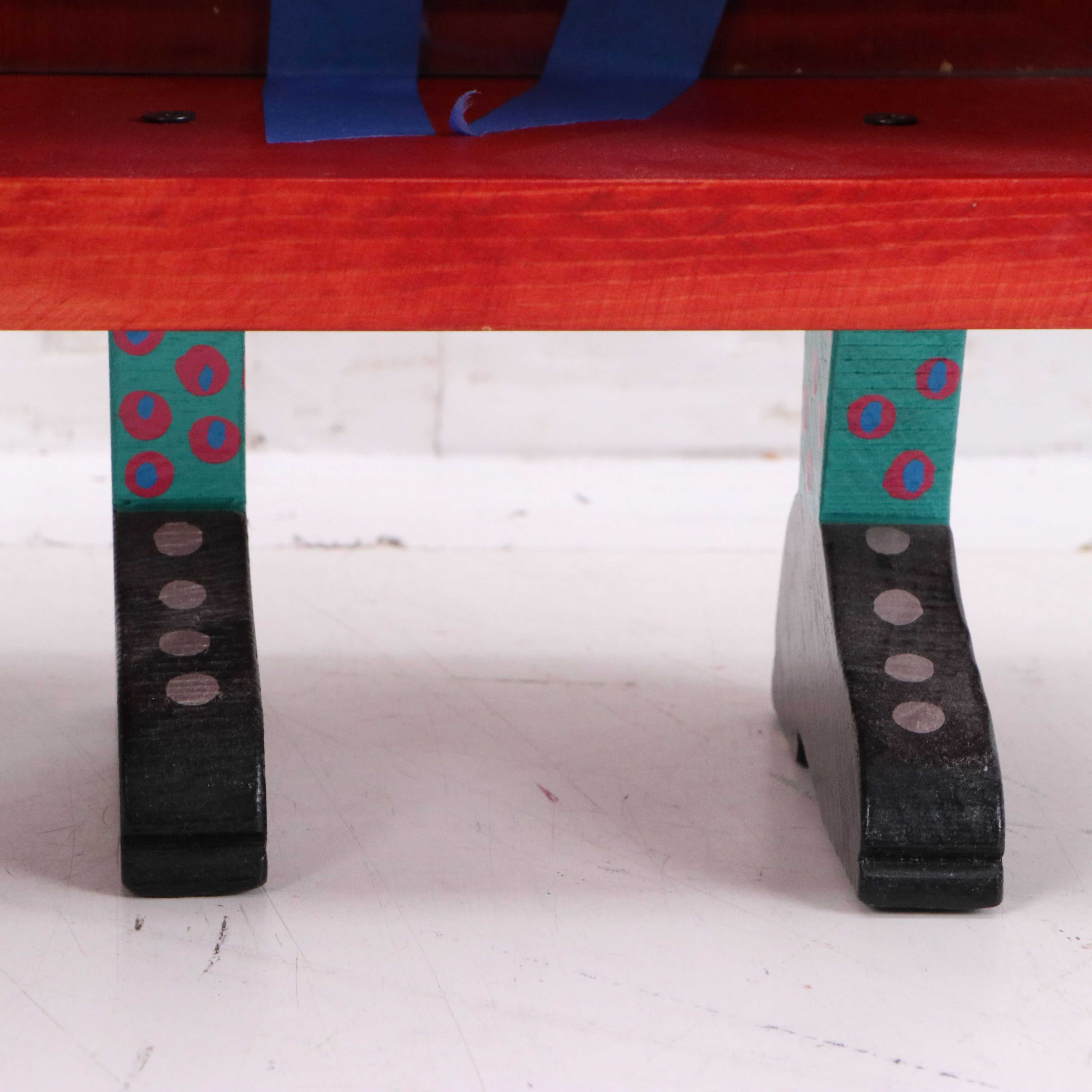 Craig Carey Hand-Painted and Crafted Wall-Mountable Cabinet