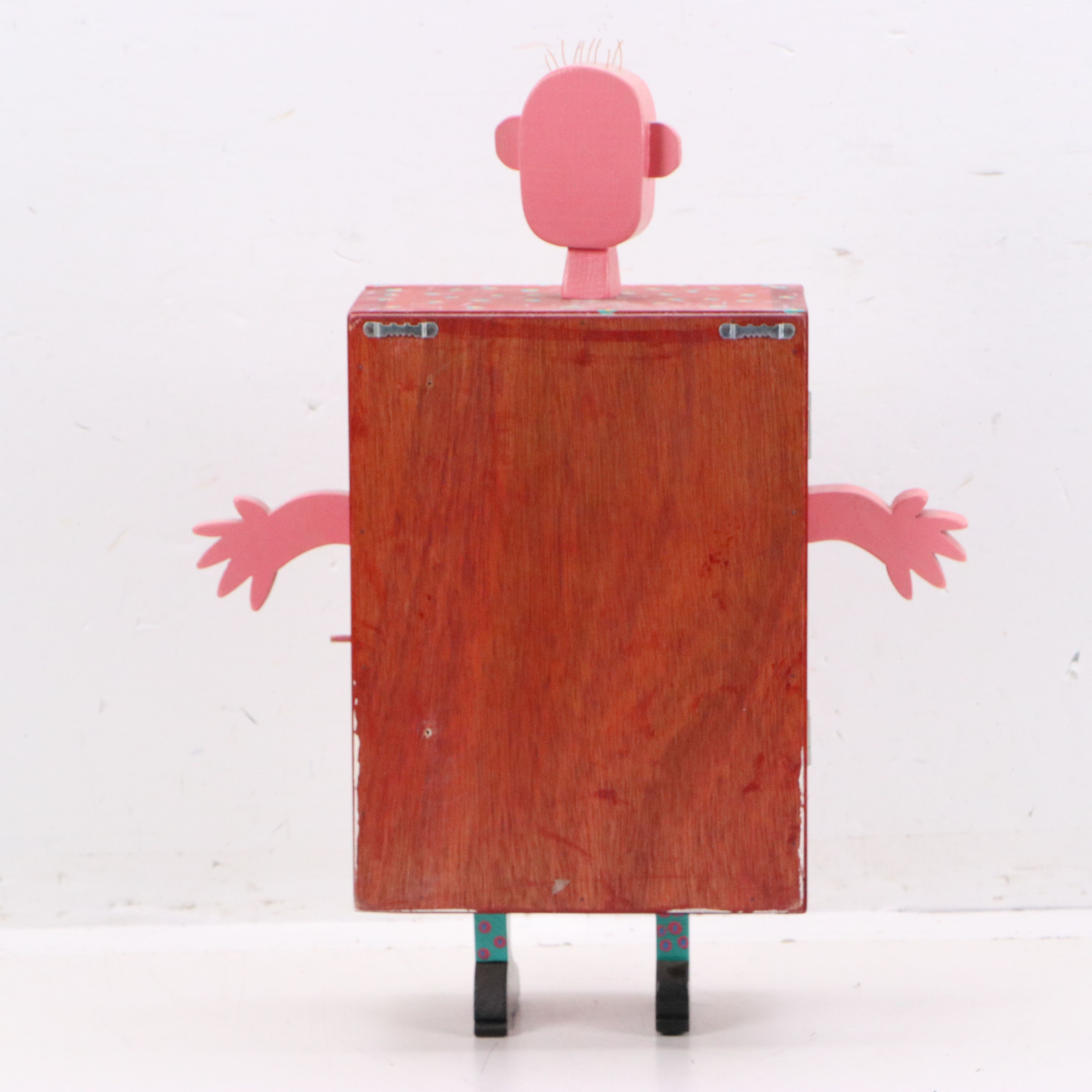 Craig Carey Hand-Painted and Crafted Wall-Mountable Cabinet